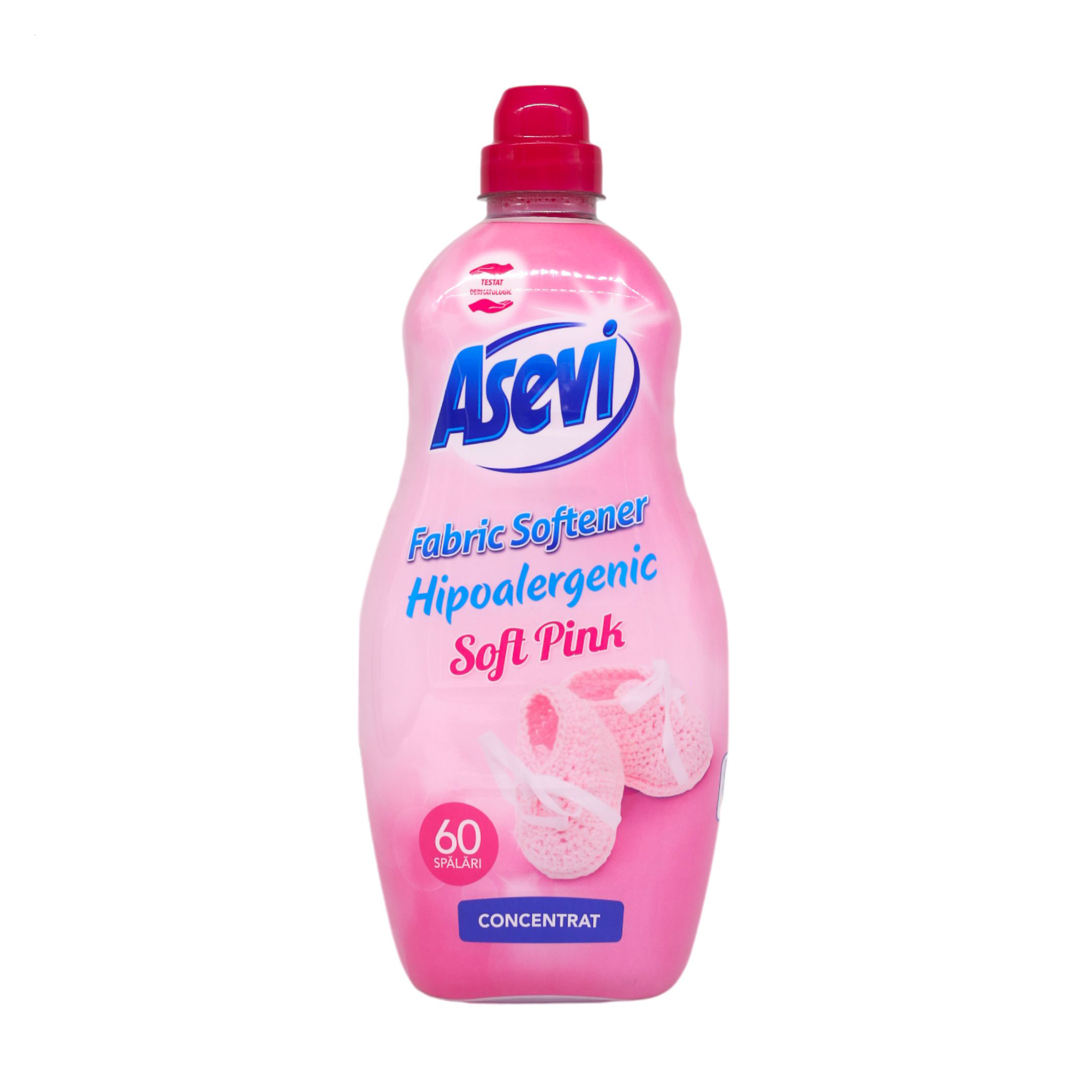 Гіпоалергенний концентрований кондиціонер для білизни Asevi Soft Pink, 60 циклів прання, 1.5 л
Гіпоалергенний концентрований кондиціонер для білизни Asevi Soft Pink, 60 циклів прання, 1.5 л