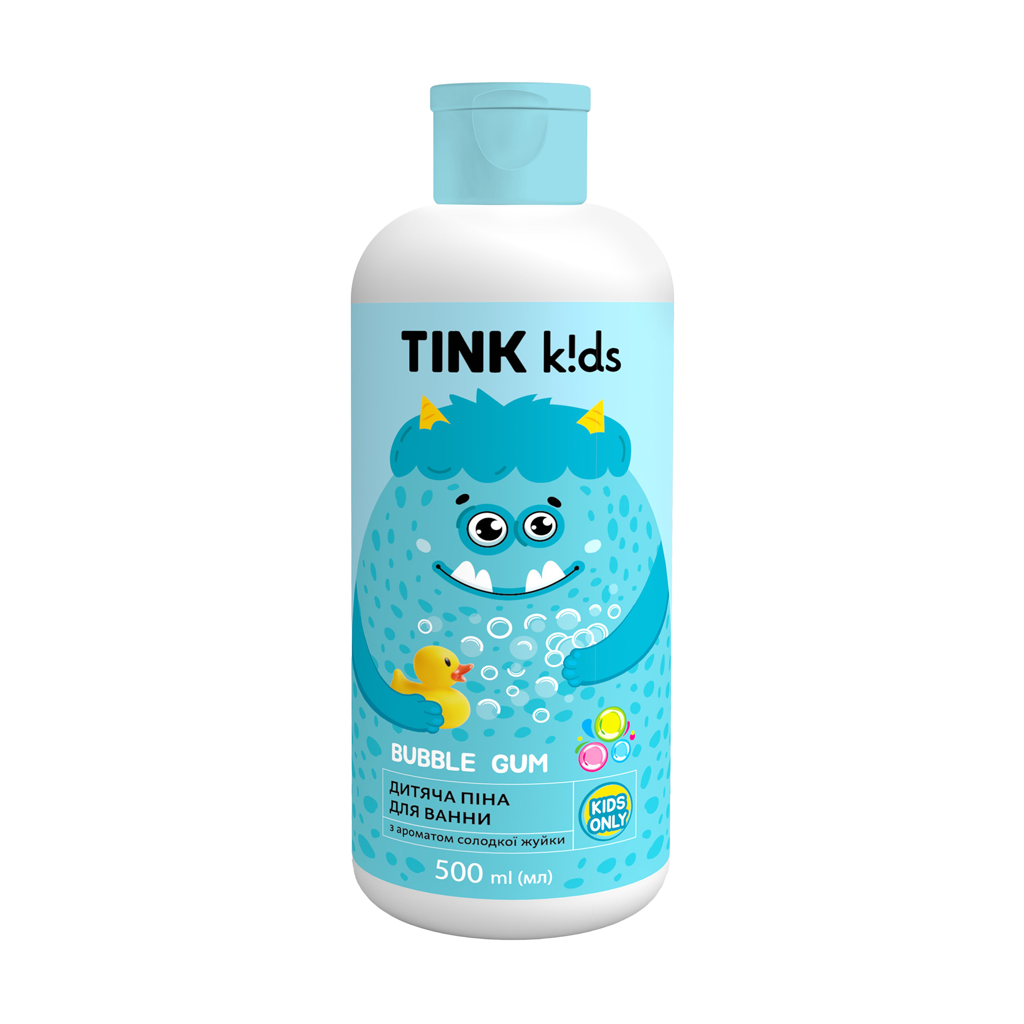 Дитяча піна для ванни Tink Kids Bubble Gum, 500 мл
Дитяча піна для ванни Tink Kids Bubble Gum, 500 мл