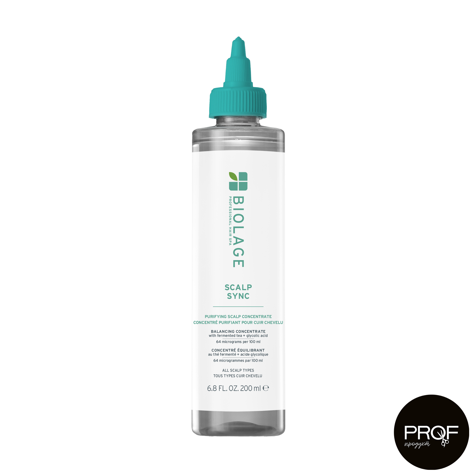 Пре-шампунь, пілинг-концентрат Biolage Scalp Sync Purifying Scalp Concentrate для очищення всіх типів шкіри голови, 200 мл
Пре-шампунь, пілинг-концентрат Biolage Scalp Sync Purifying Scalp Concentrate для очищення всіх типів шкіри голови, 200 мл