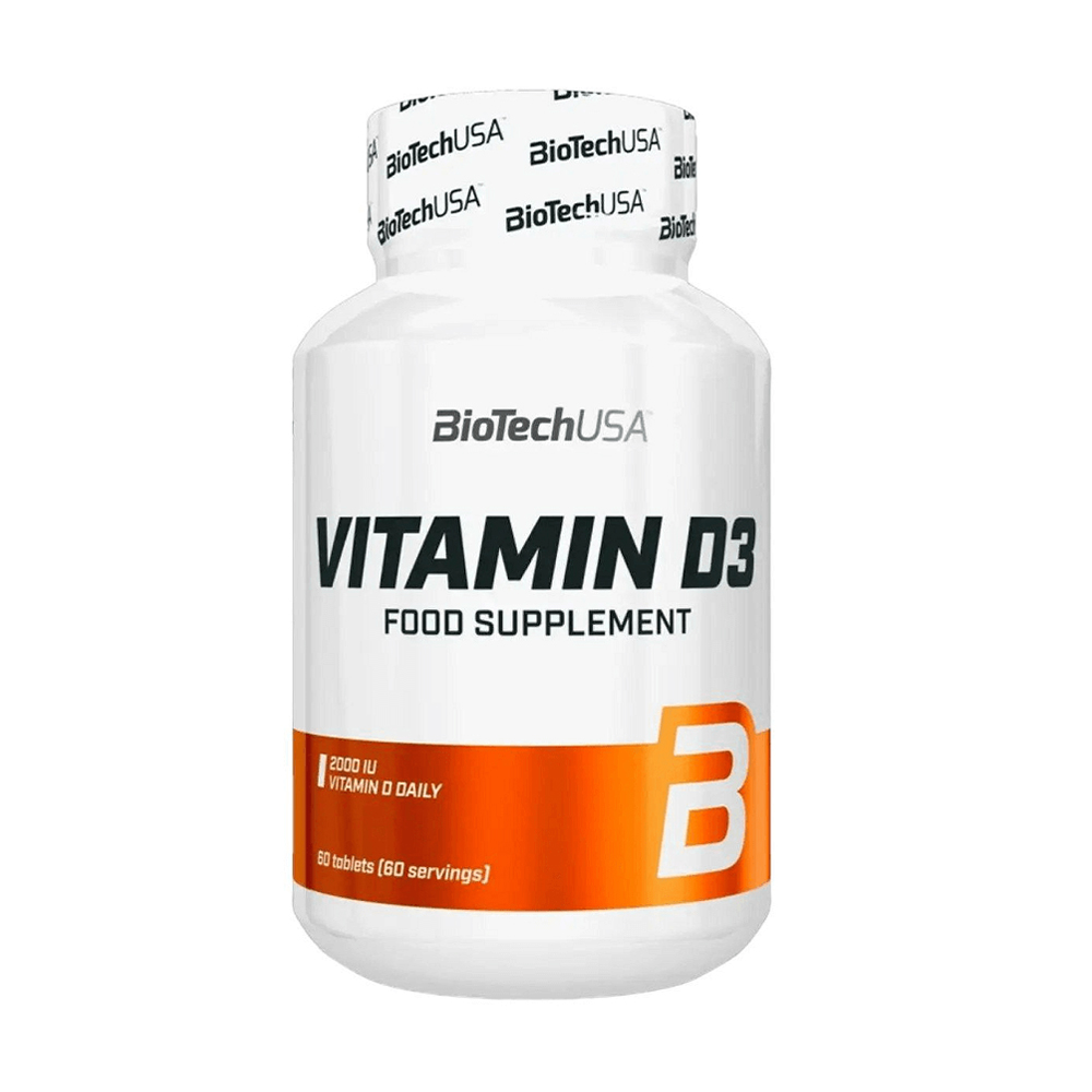 Вітамін D3 BioTechUSA Vitamin D3, 2000 МО, 60 таблеток
Вітамін D3 BioTechUSA Vitamin D3, 2000 МО, 60 таблеток