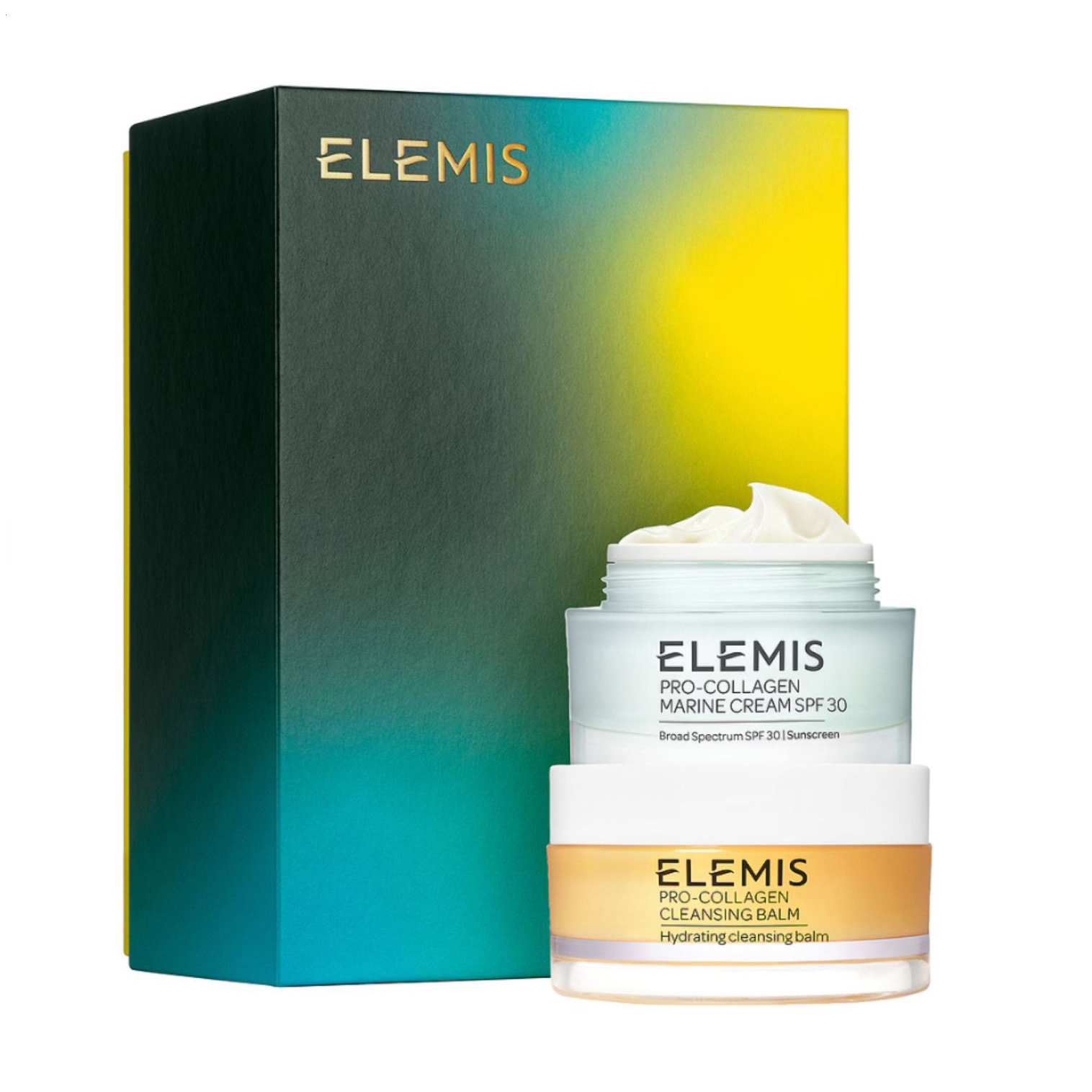 Набір для догляду за обличчям Elemis The Pro-Collagen Perfect Partners (очищувальний бальзам, 50 г + крем, 50 мл)
Набір для догляду за обличчям Elemis The Pro-Collagen Perfect Partners (очищувальний бальзам, 50 г + крем, 50 мл)
