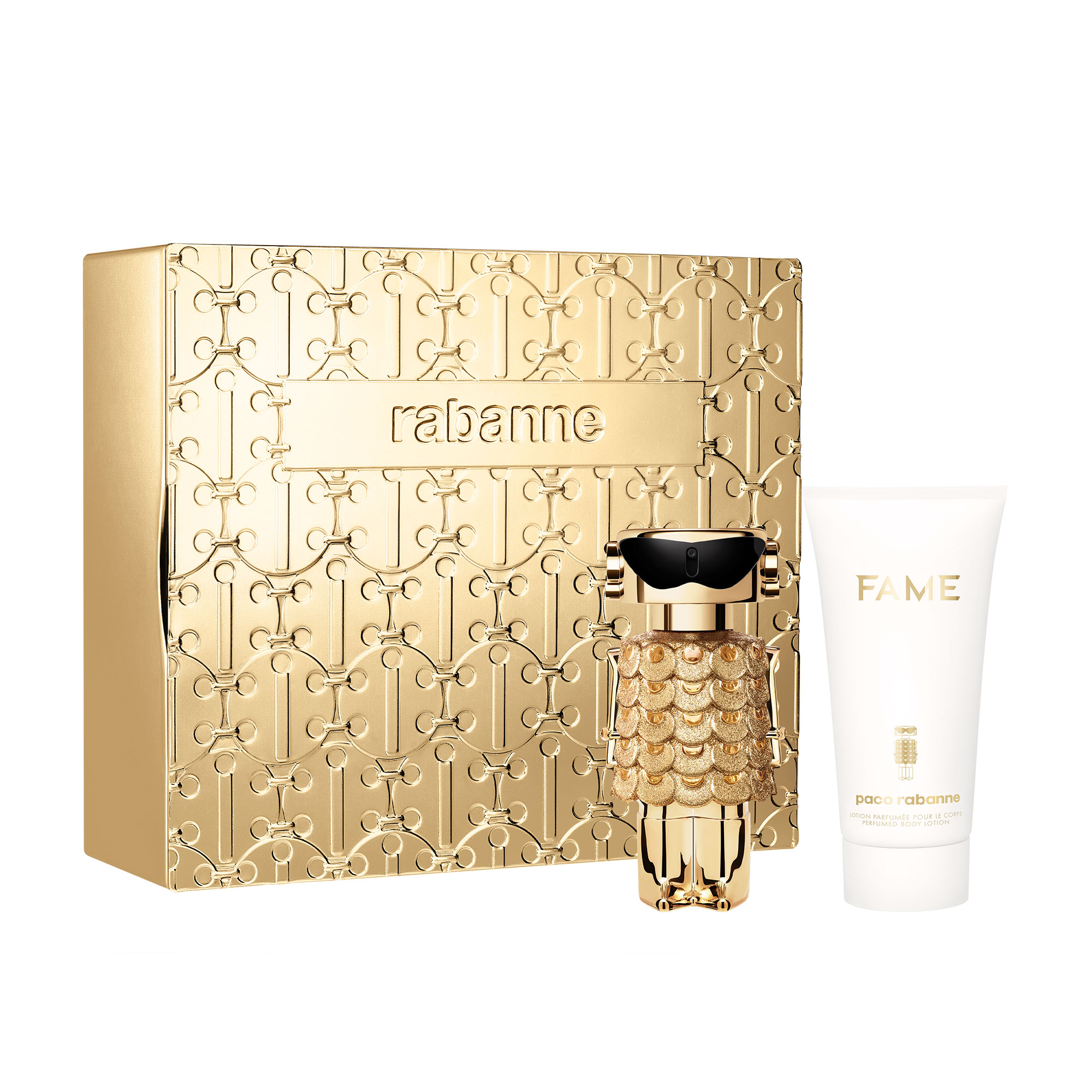Парфумований набір жіночий Rabanne Fame Intense (парфумована вода, 50 мл + лосьйон для тіла, 75 мл)
Парфумований набір жіночий Rabanne Fame Intense (парфумована вода, 50 мл + лосьйон для тіла, 75 мл)