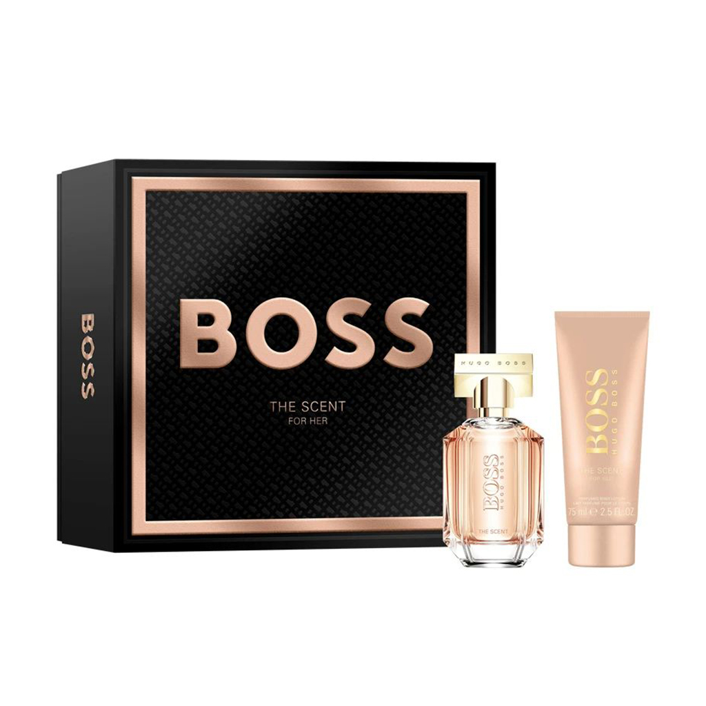 Парфумований набір жіночий Hugo Boss The Scent For Her (лосьйон для тіла, 75 мл + парфумована вода, 50 мл)
Парфумований набір жіночий Hugo Boss The Scent For Her (лосьйон для тіла, 75 мл + парфумована вода, 50 мл)