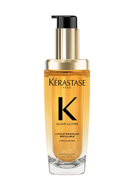 Універсальна термозахисна олія для волосся Kerastase Elixir Ultime L'Huile Originale Versatile Beautifying Oil Refillable, 75 мл