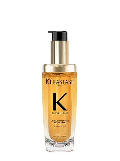 Універсальна термозахисна олія для волосся Kerastase Elixir Ultime L'Huile Originale Versatile Beautifying Oil Refillable, 75 мл