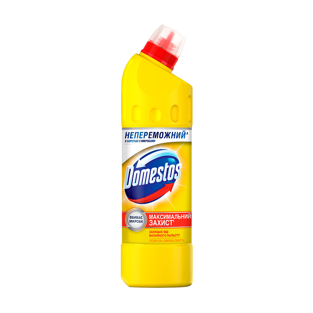 

Уцінка! Універсальний чистильний засіб Domestos Лимонна свіжість 24 години, 500 мл