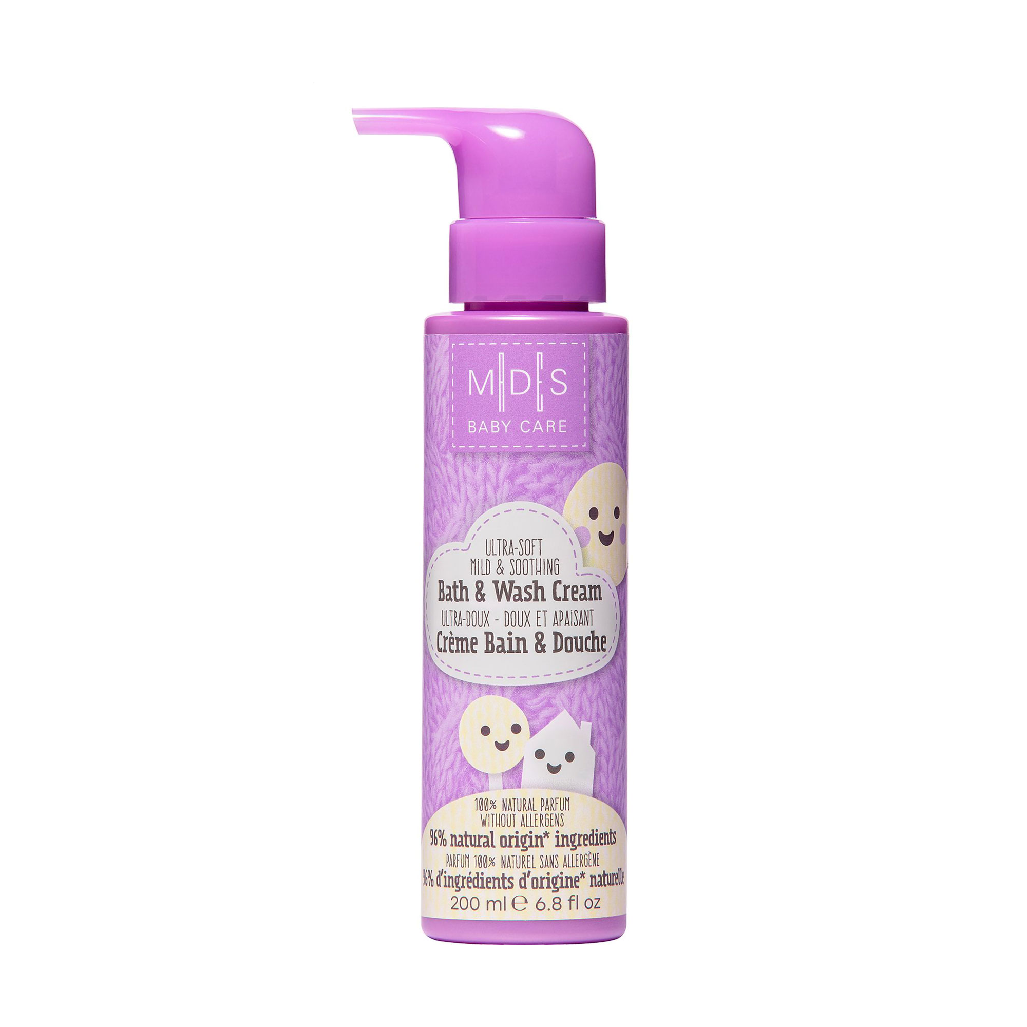 Дитячий кремовий засіб для купання Mades Cosmetics Baby Care Bath & Wash Cream, 200 мл