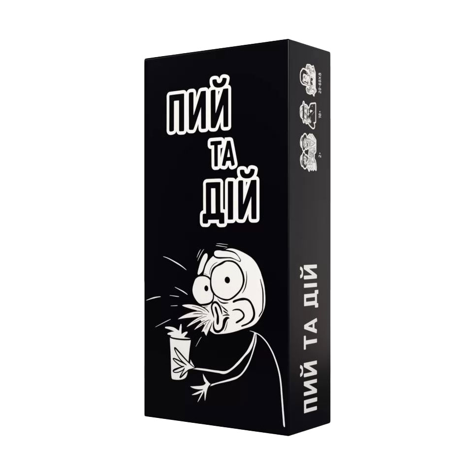 

Настільна гра Bombat Game Пий та дій, від 18 років