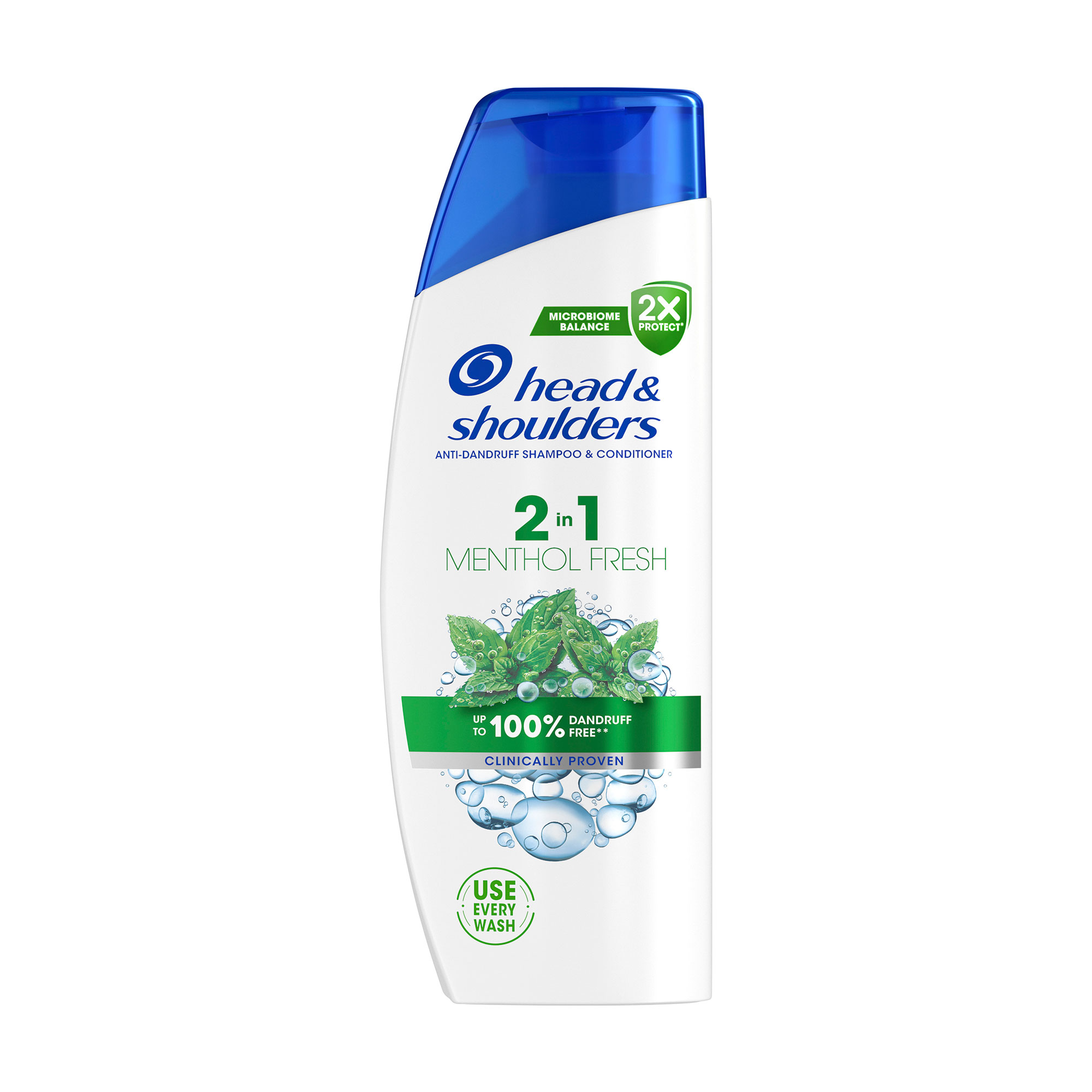 Шампунь проти лупи Head & Shoulders Свіжа м'ята 2 в 1, 330 мл