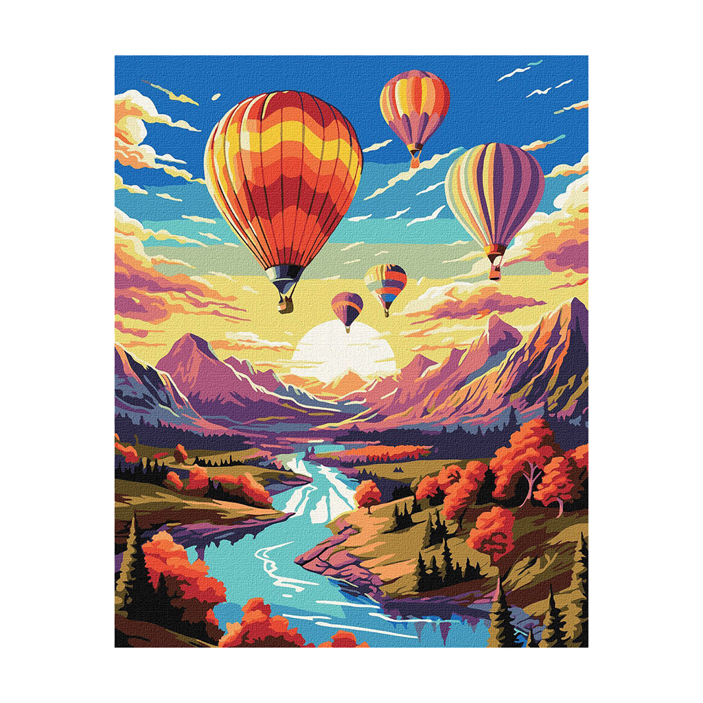 

Картина за номерами Ideyka Політ на повітряній кулі, 40*50 см (KHO2897)