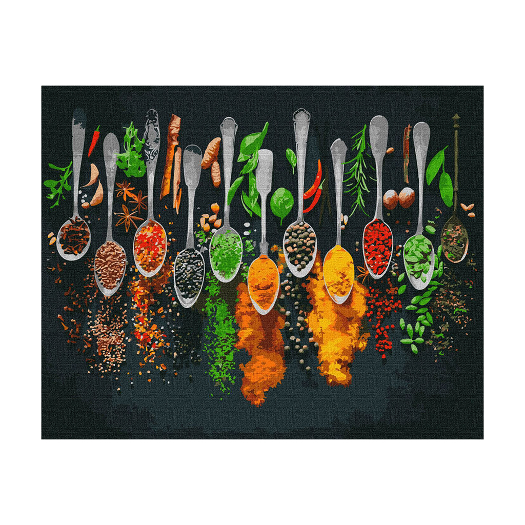 

Картина за номерами Ideyka Прянощі світу, 40*50 см (KHO5673)