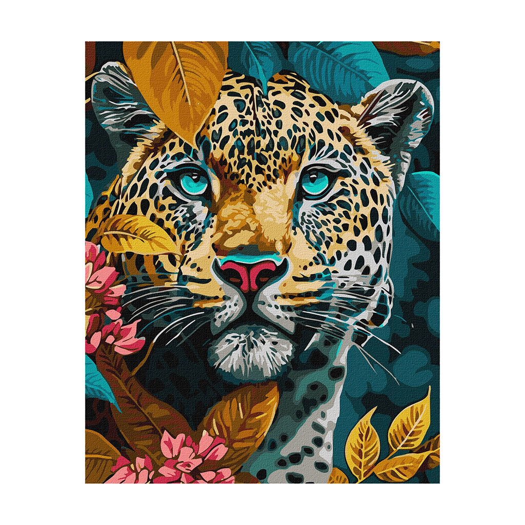 

Картина за номерами Ideyka Небезпечний звір з фарбами металік extra, 40*50 см (KHO6536)