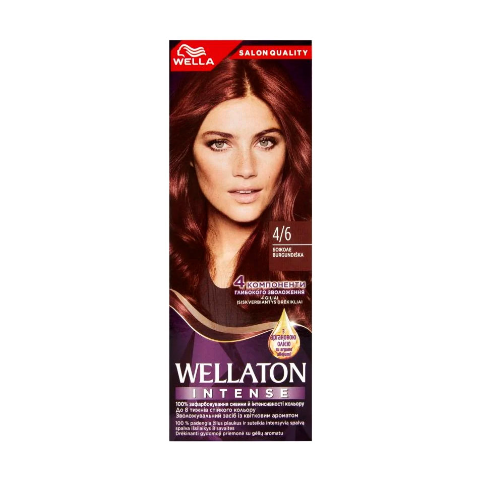 

Уцінка! Інтенсивна крем-фарба для волосся Wella Wellaton Intense Color Cream 4/6 Божоле, 110 мл