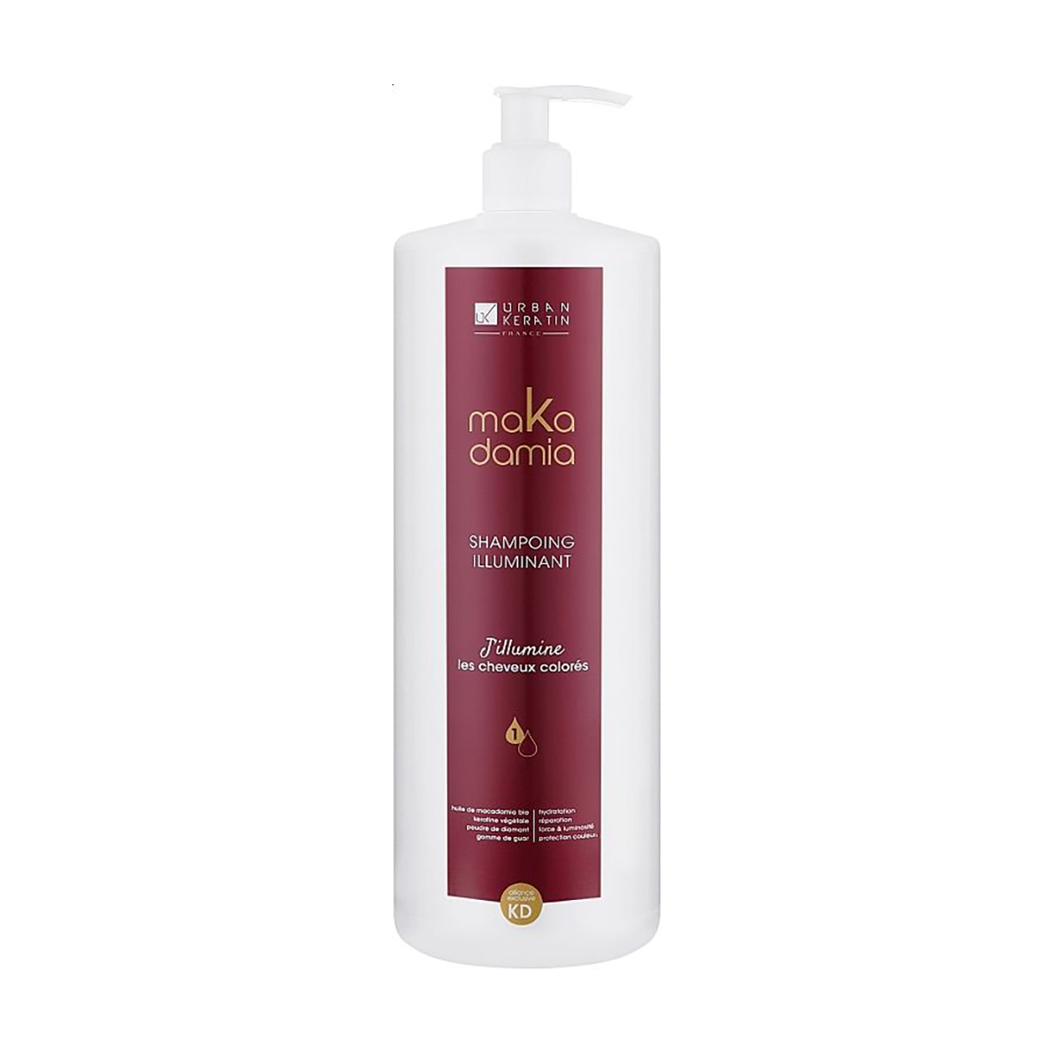 

Шампунь Urban Keratin Makadamia Shampoo для фарбованого волосся, 1 л