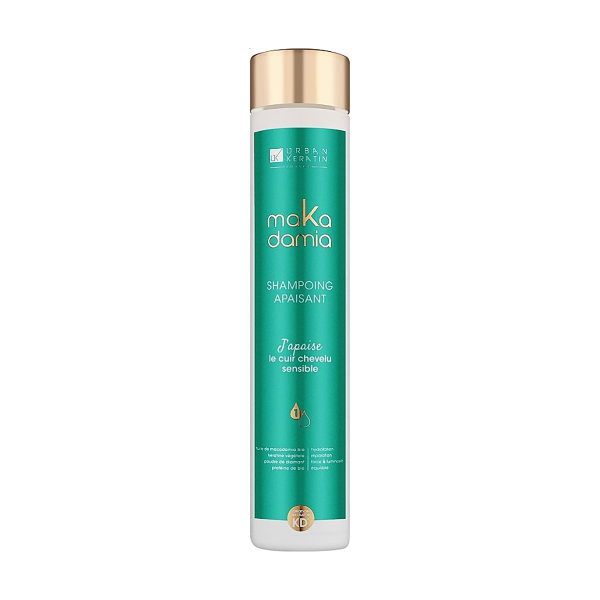 

Шампунь Urban Keratin Makadamia Shampoo для чутливої шкіри голови, 250 мл