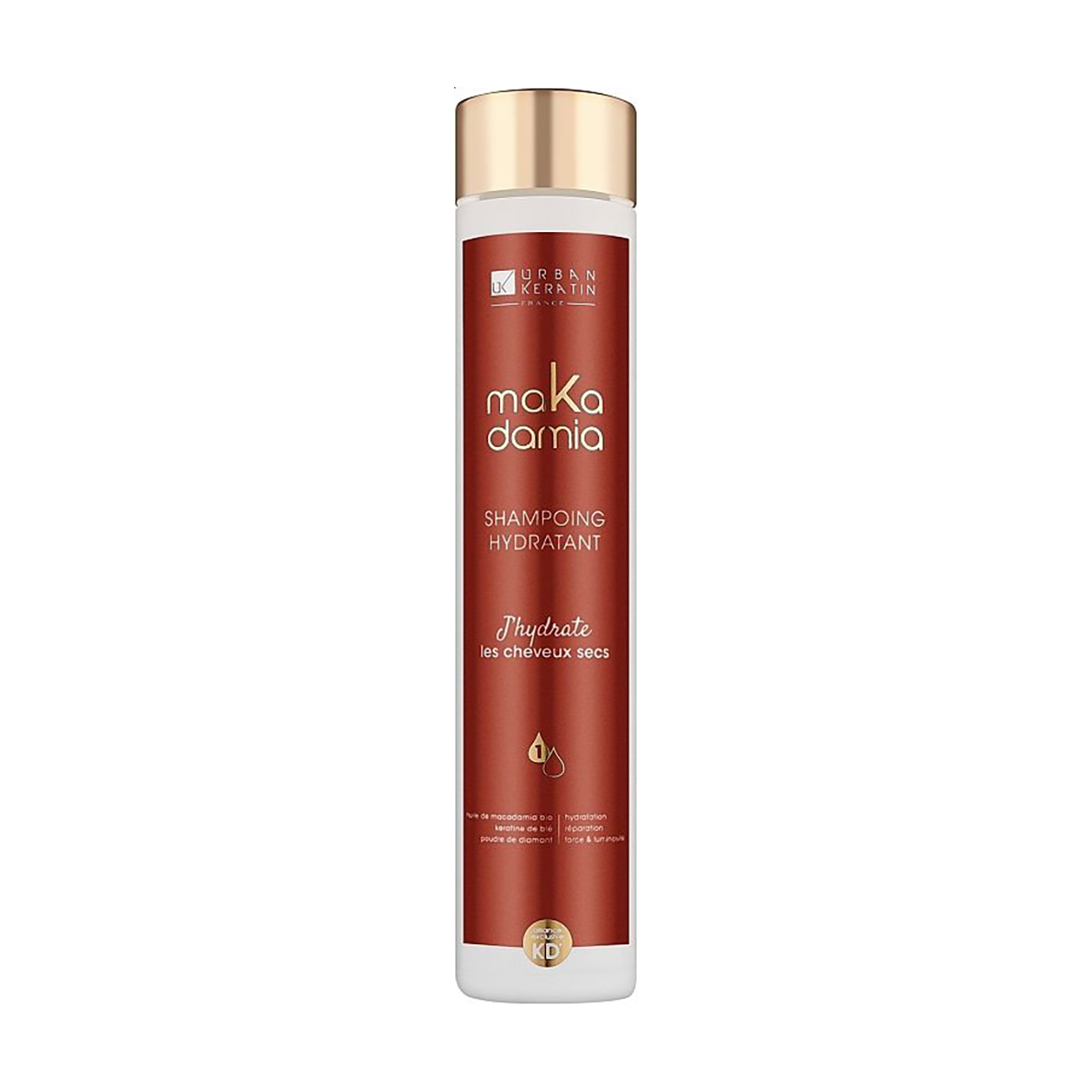 

Уцінка! Зволожувальний шампунь Urban Keratin Makadamia Shampoo для сухого та чутливого волосся, 250 мл
