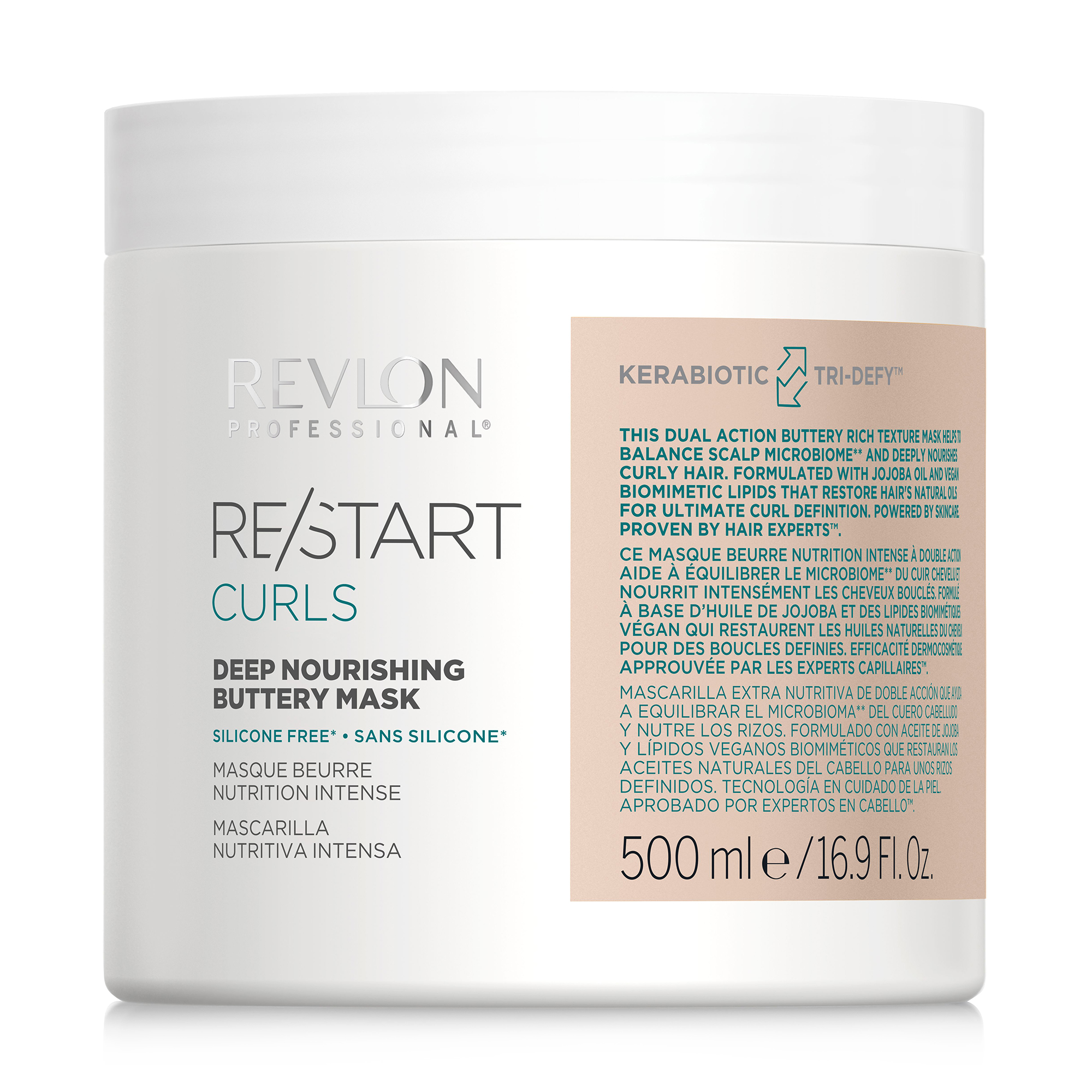

Уцінка! Живильна маска Revlon Professional Restart Curls Deep Nourishing Buttery Mask для в'юнкого волосся, 500 мл