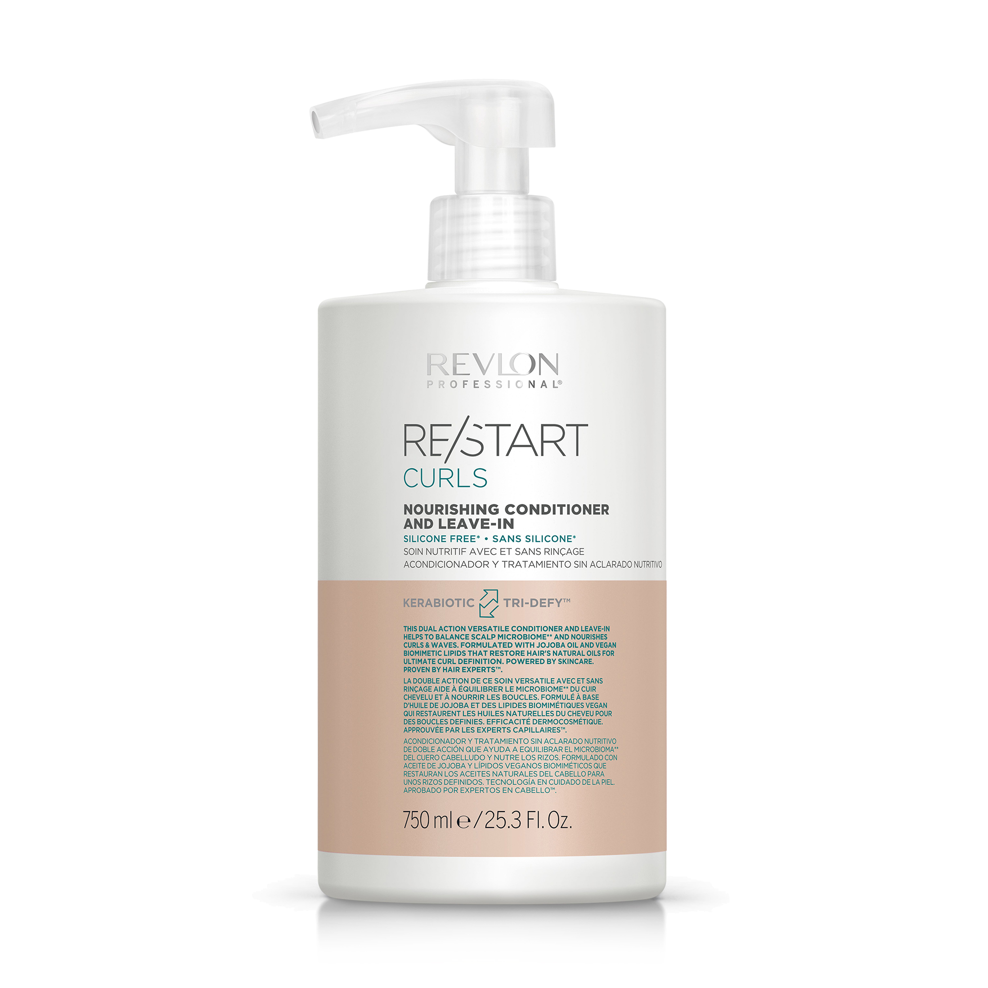 

Живильний кондиціонер Revlon Professional Re/Start Curls Nourishing Conditioner And Leav-In для в'юнкого волосся, 750 мл