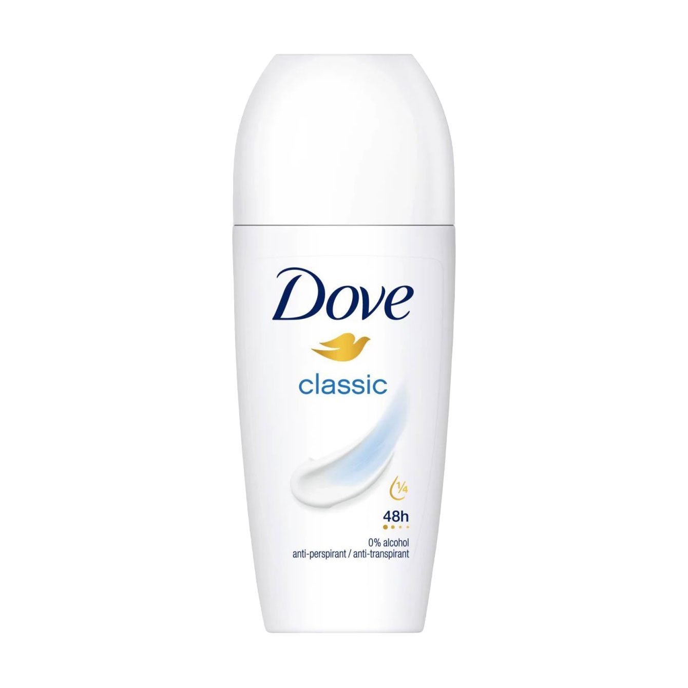 

Кульковий антиперспірант Dove Classic 48H жіночий, 50 мл