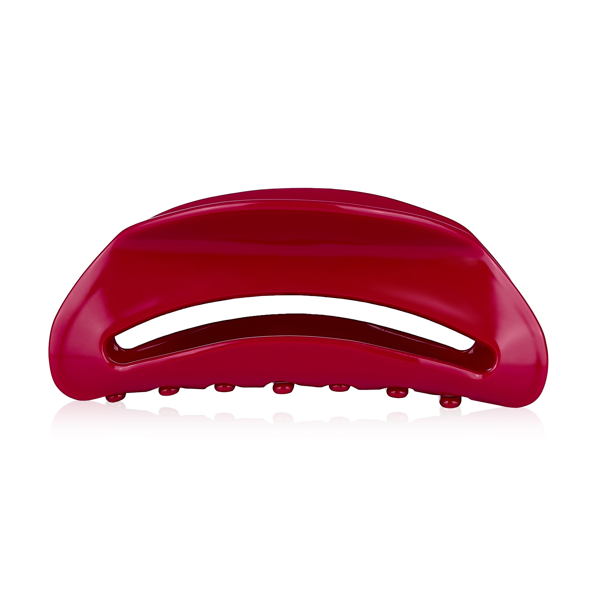 

Заколка-краб для волосся O-la-la бордова, 1 шт (24N)OV41-3)