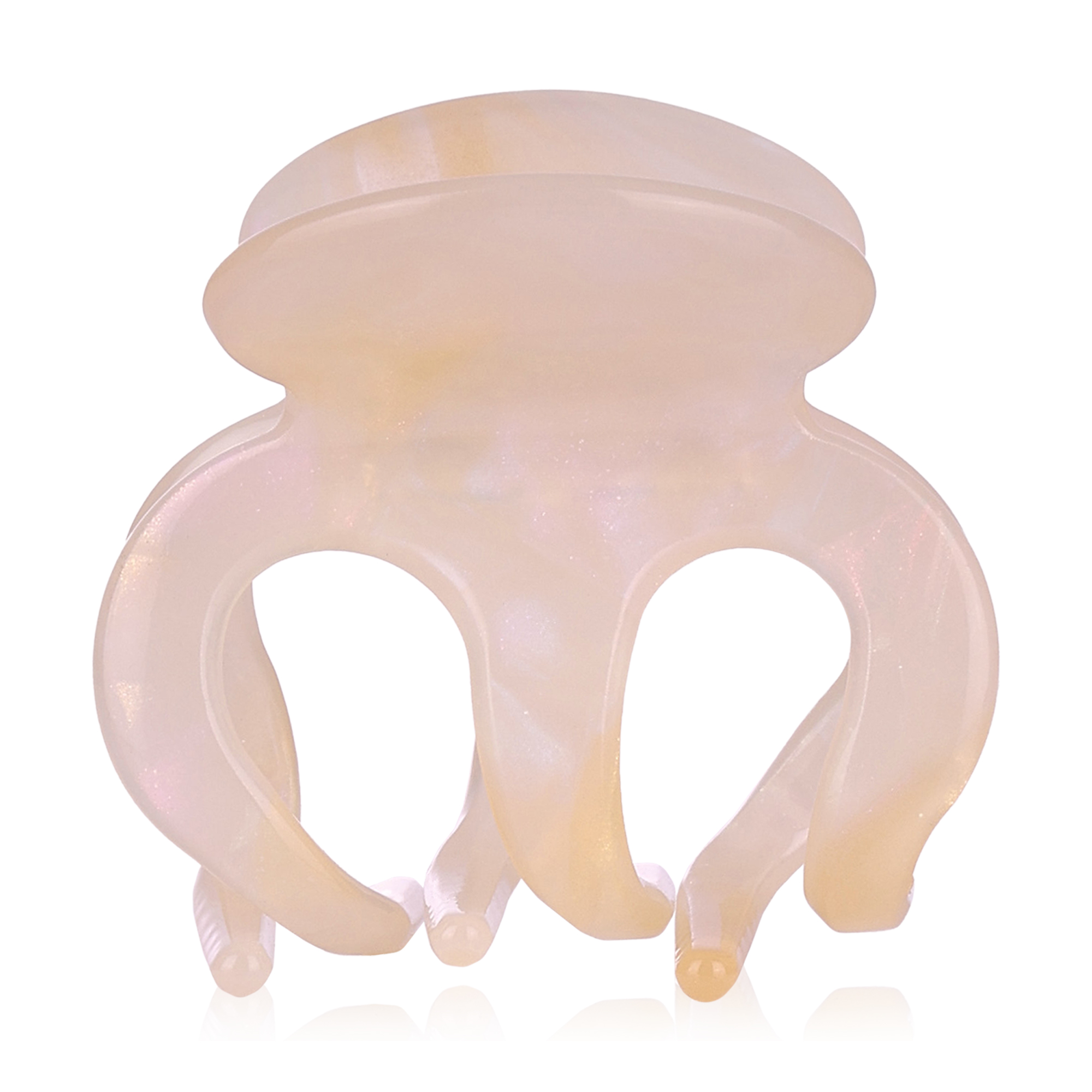 

Заколка-краб для волосся O-la-la кремова, 1 шт (24N)OV59 1,4-1)