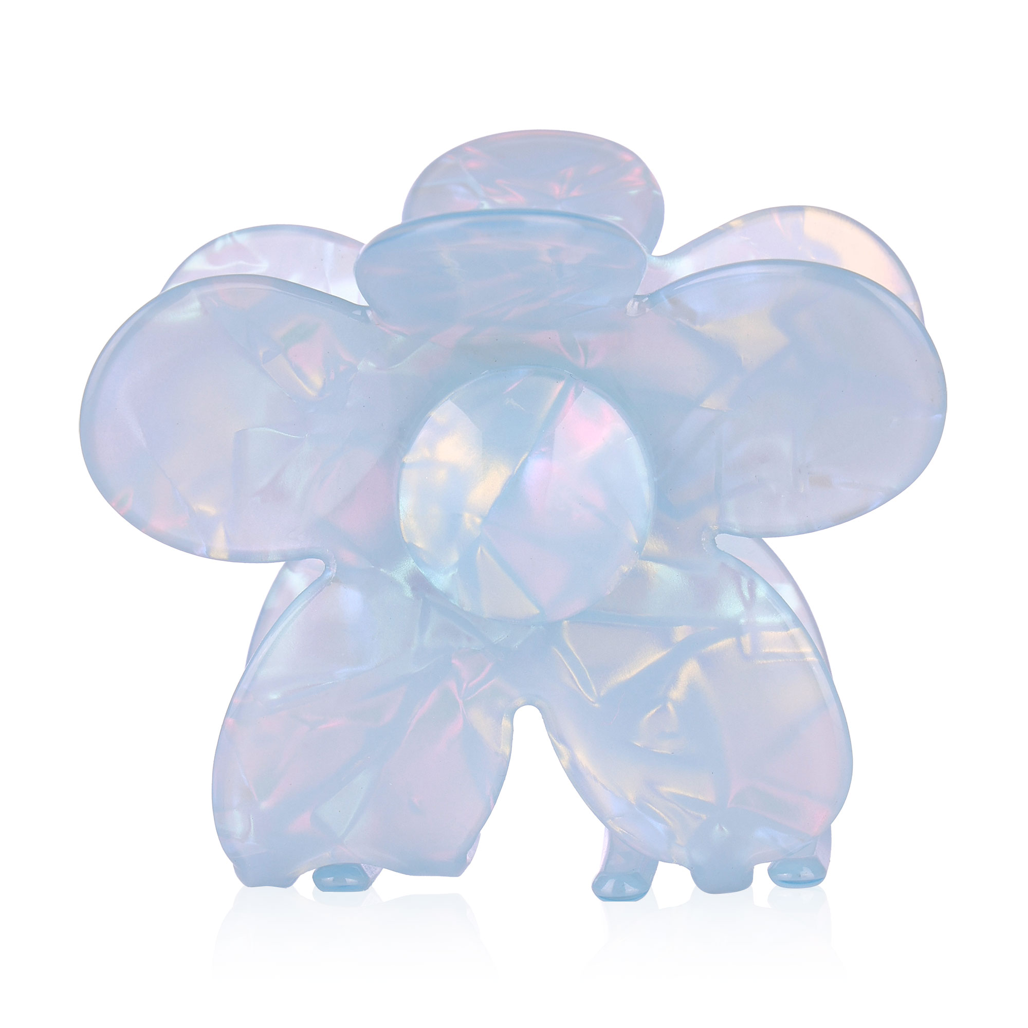 

Заколка-краб для волосся O-la-la блакитна, 1 шт (24N)OV94-2)