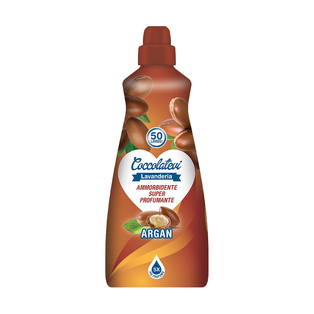 

Пом'якшувач для білизни Coccolatevi Argan Арган, 50 циклів прання, 1.25 л