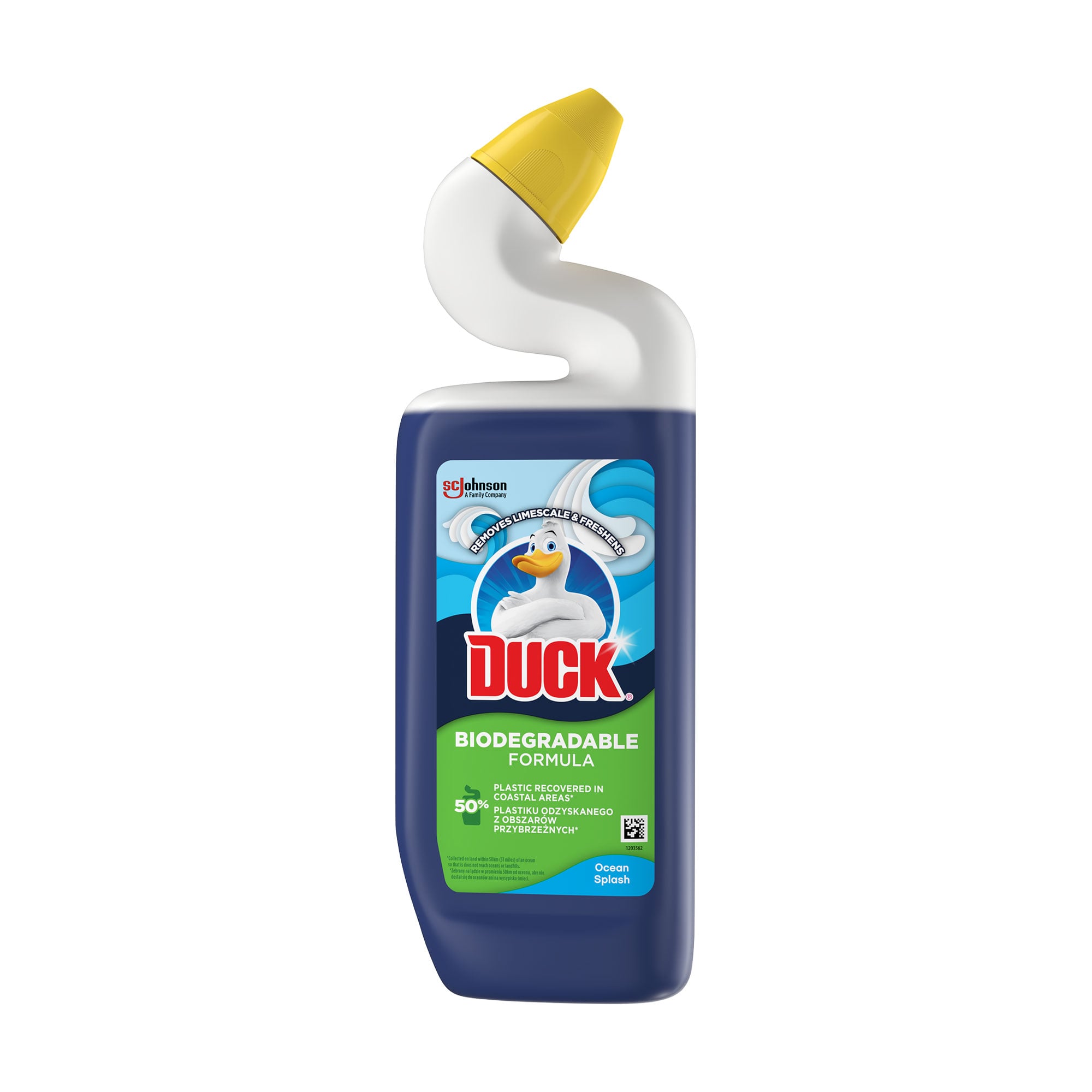 

Уцінка! Гель для чищення унітазу Duck Biodegradable Formula Ocean Splash, 750 мл