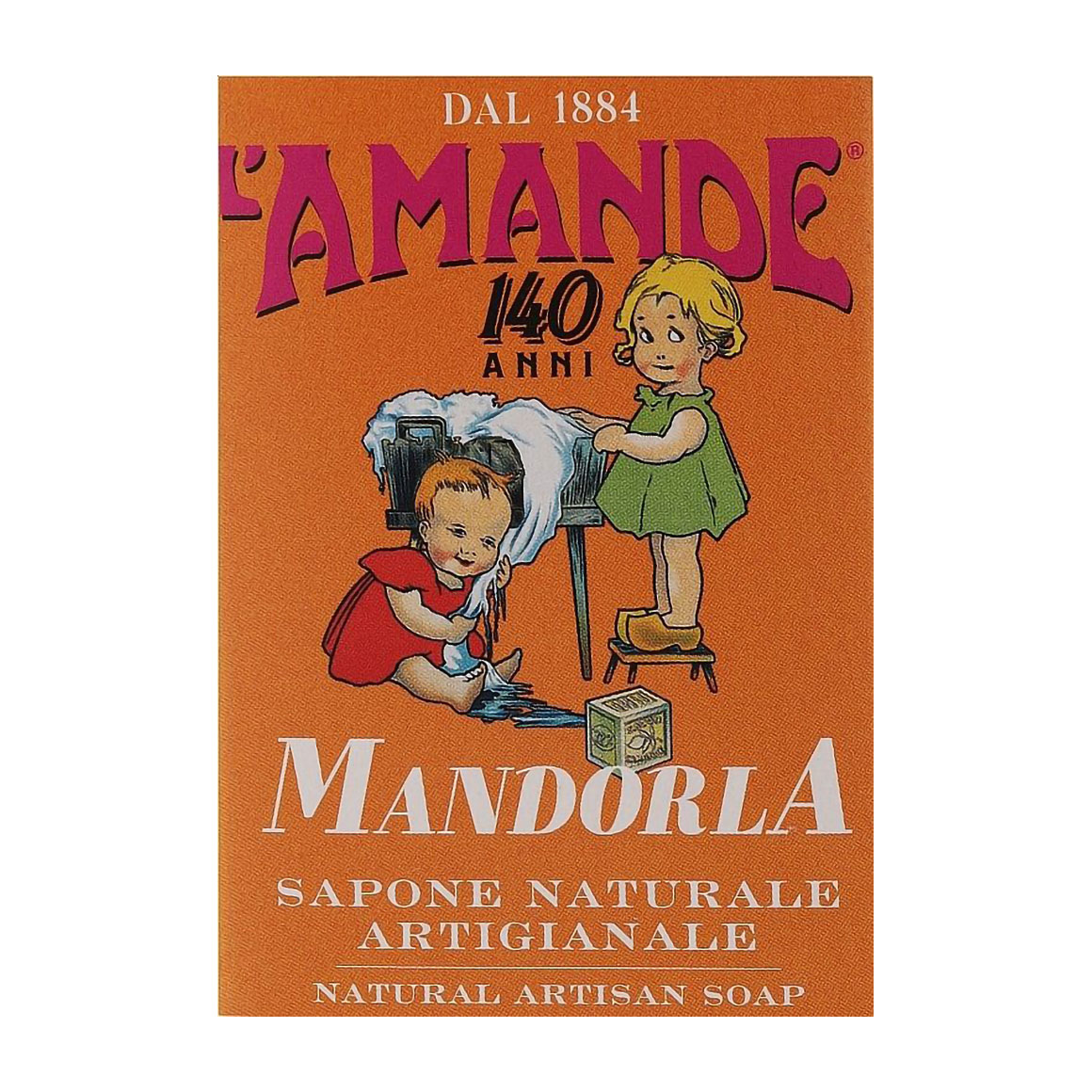

Натуральне тверде мило ручної роботи L'Amande 140 Anni Almond Natural Artisan Soap Мигдаль, 150 г