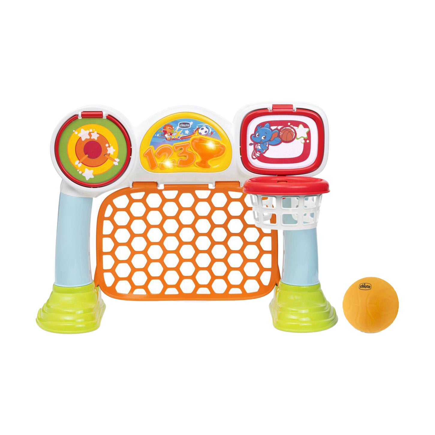 

Ігровий розвивальний центр Chicco Спортивна ліга, 54.8*24.5*43.2 см, від 2 років (09811.00)