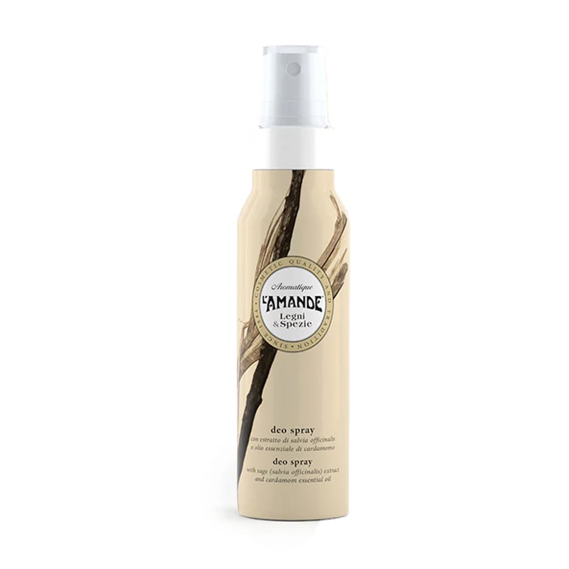 

Чоловічий дезодорант-спрей для тіла L'Amande Aromatique Wood & Spices Deo Spray Деревина та прянощі, 100 мл
