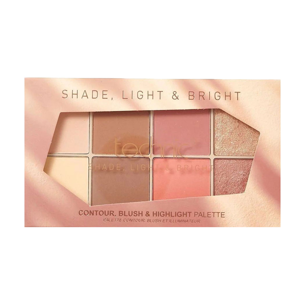 

Набір для контурінгу обличчя technic Face Palette Shade, Light & Bright, 38 г