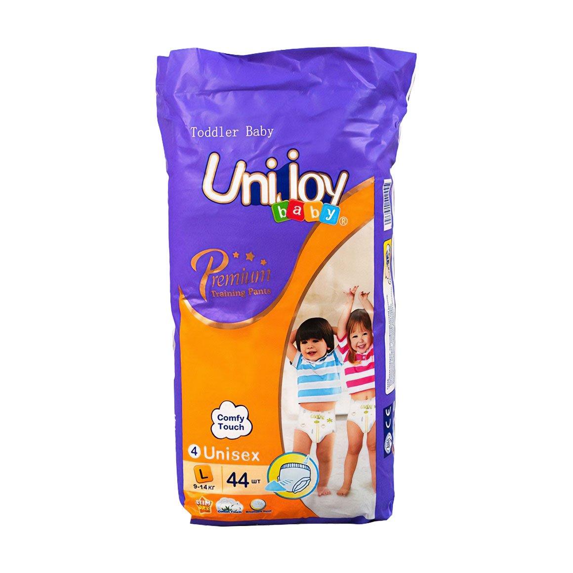 

Підгузки-трусики Unijoy Premium розмір L (9-14 кг), 44 шт