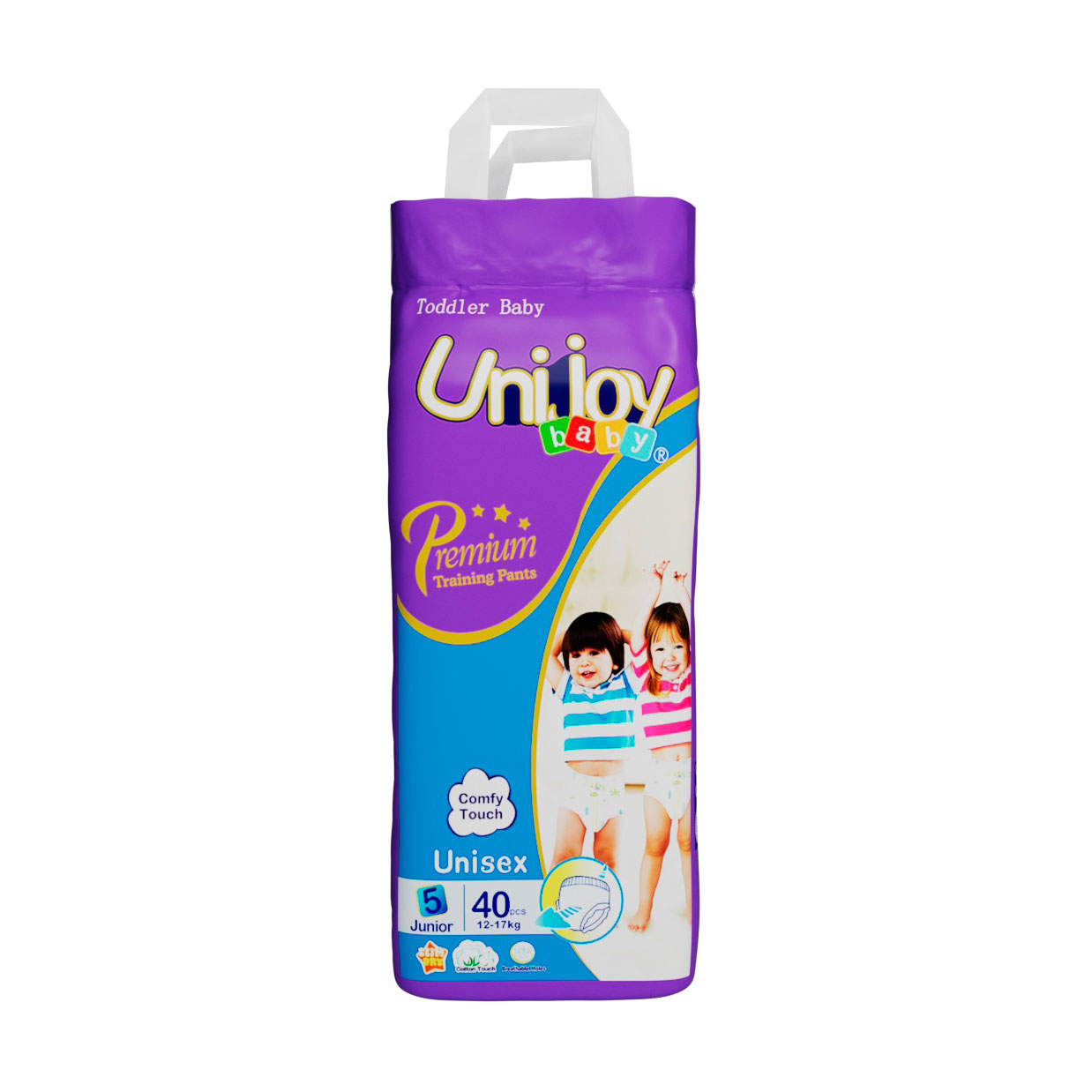 

Підгузки-трусики Unijoy Premium розмір XL (12-17 кг), 40 шт