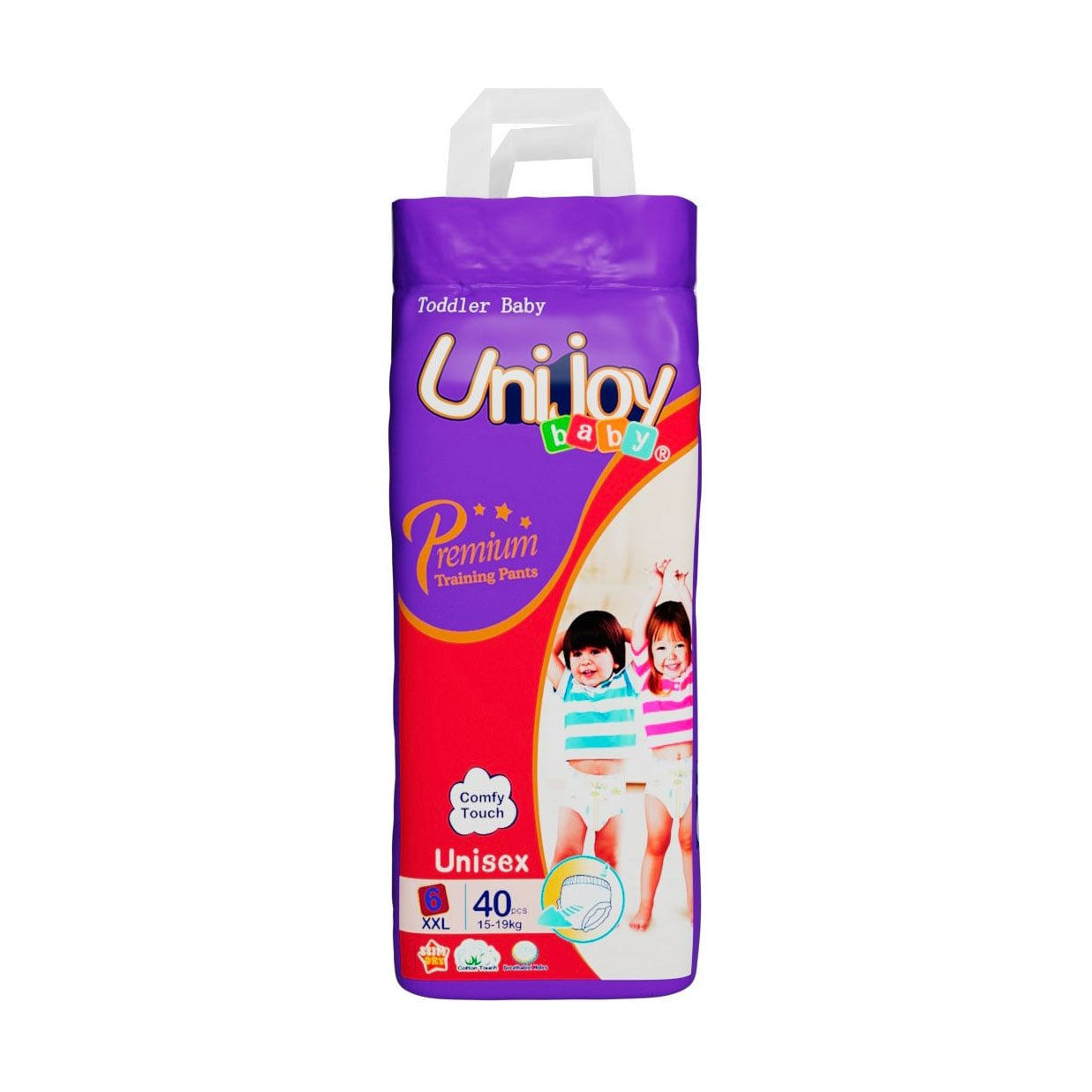 

Підгузки-трусики Unijoy Premium розмір XXL (15-19 кг), 40 шт