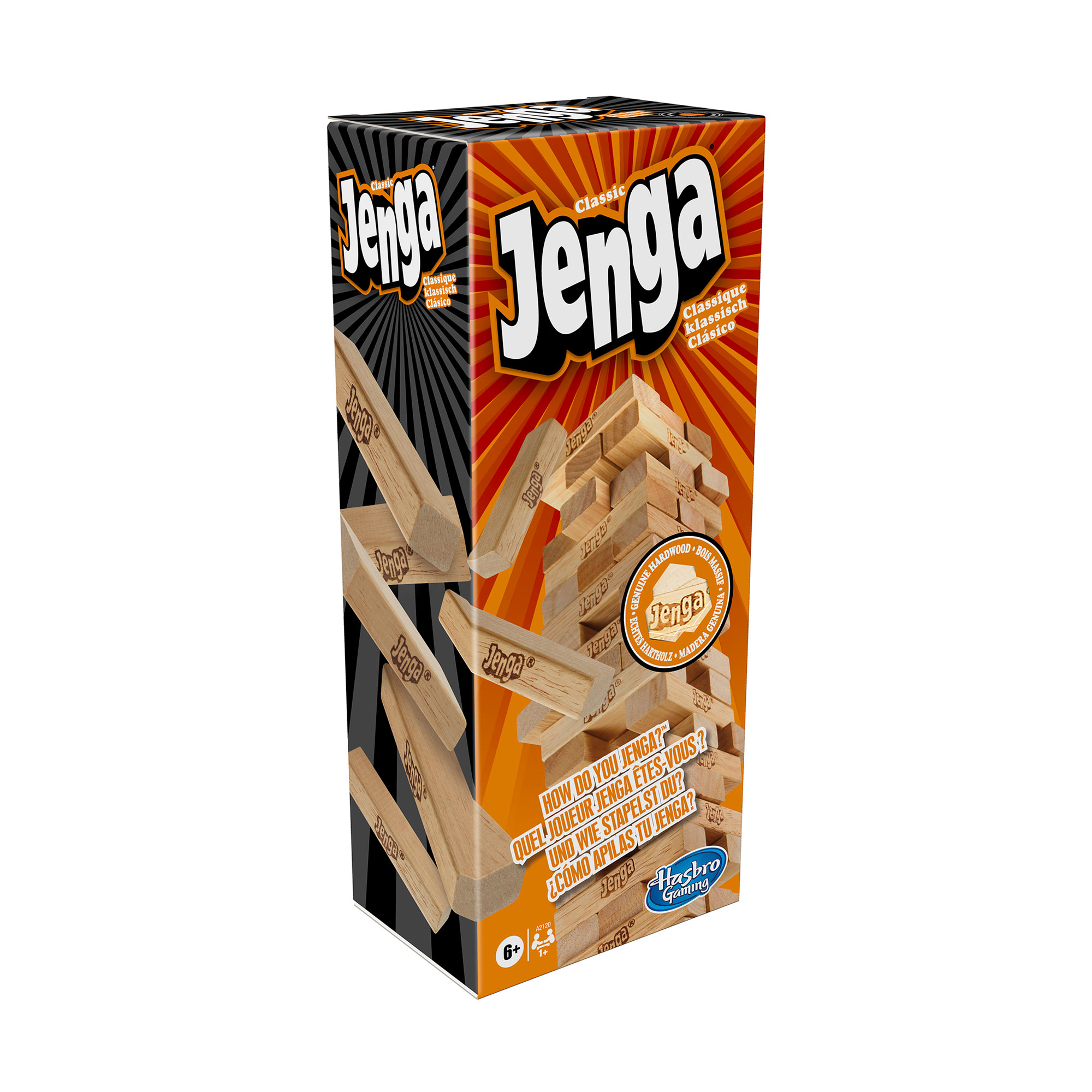 

Настільна гра Hasbro Gaming Дженга, 12*8*28 см, від 6 років (A2120)