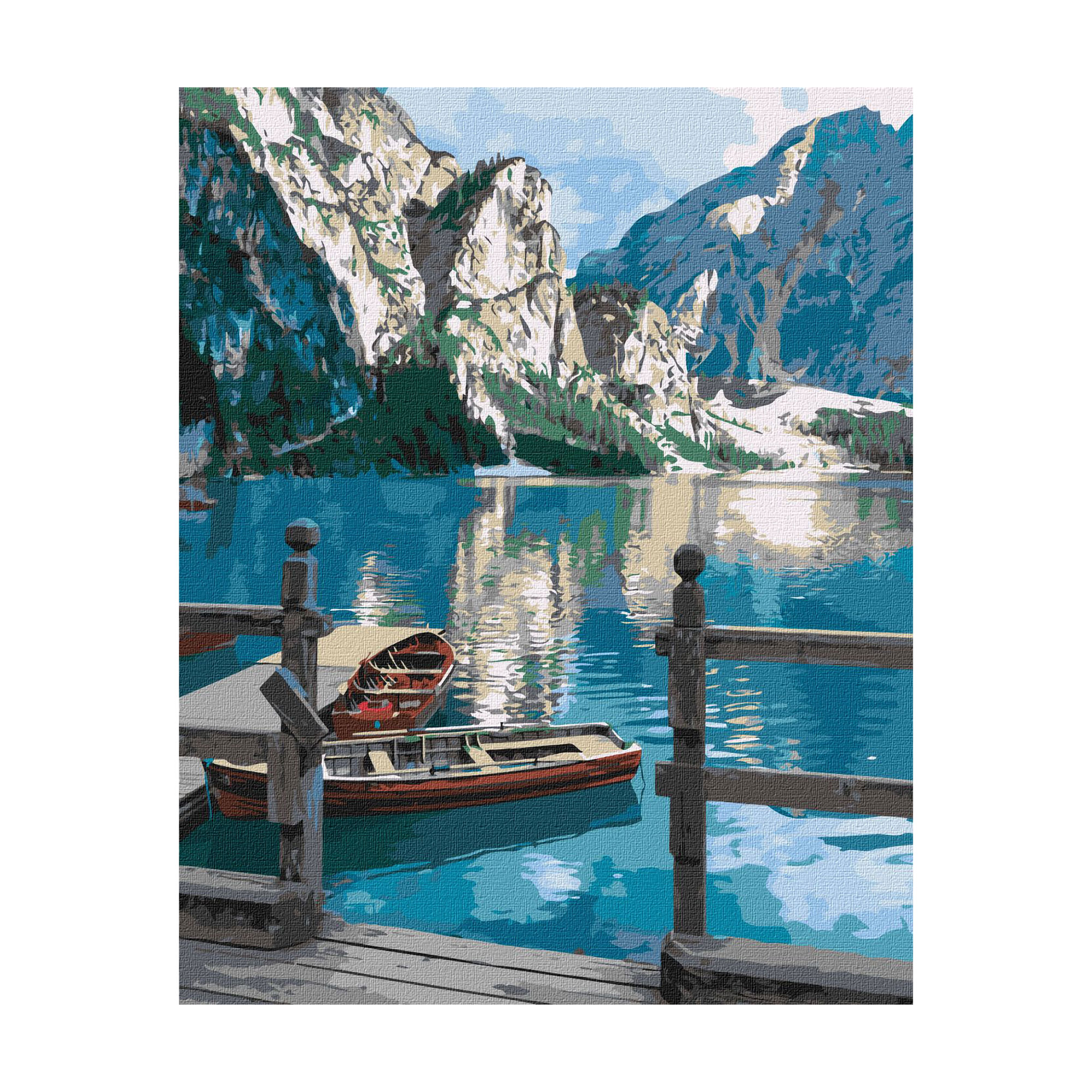 

Картина за номерами Ideyka Гірський спокій, 40*50 см (KHO2763)