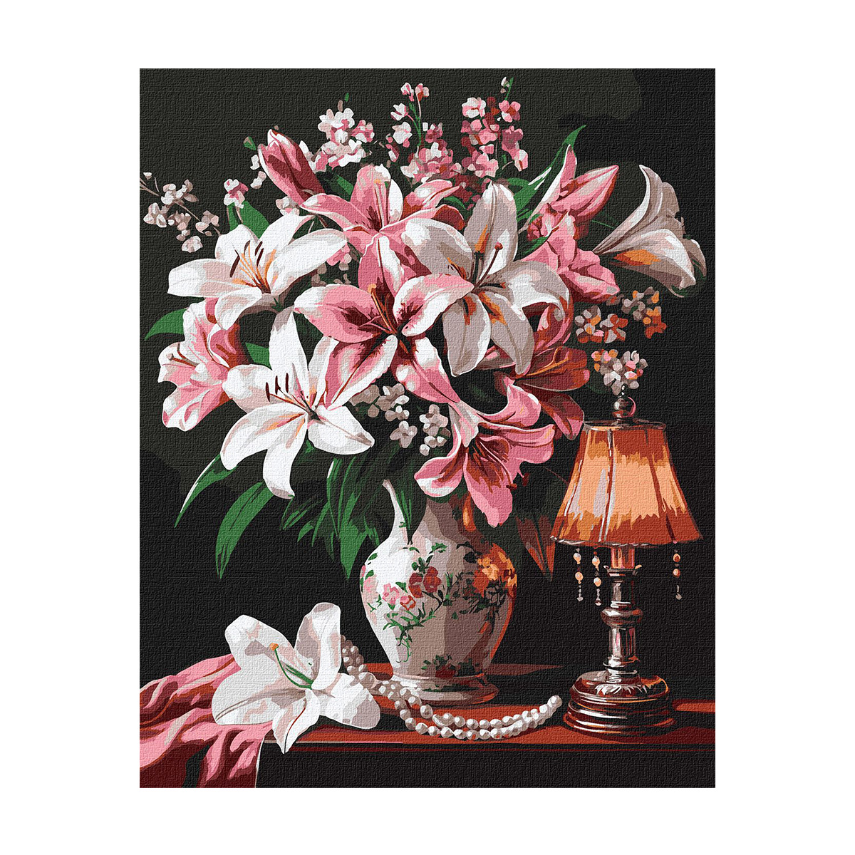 

Картина за номерами Ideyka Витончені лілії, 40*50 см (KHO3289)