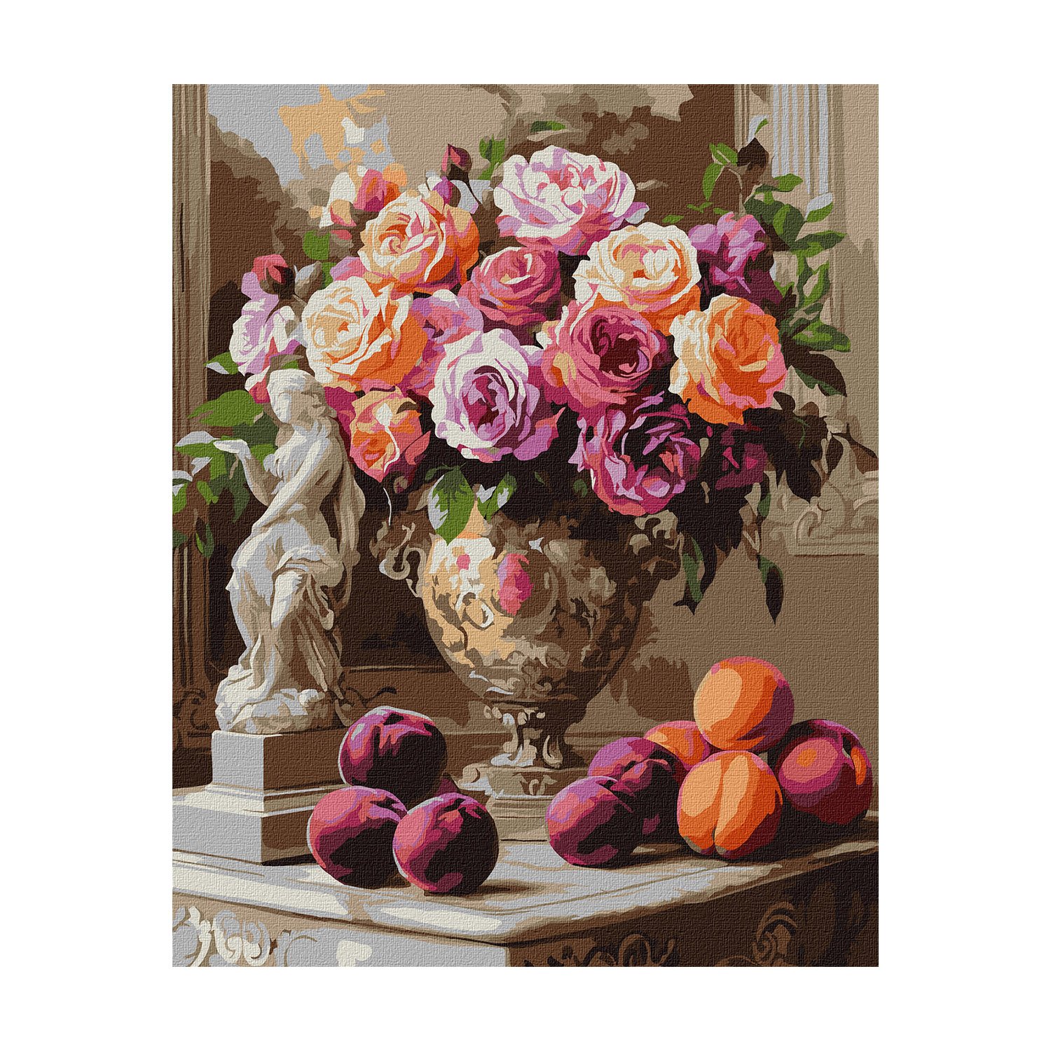 

Картина за номерами Ideyka Вишукані троянди, 40*50 см (KHO3290)