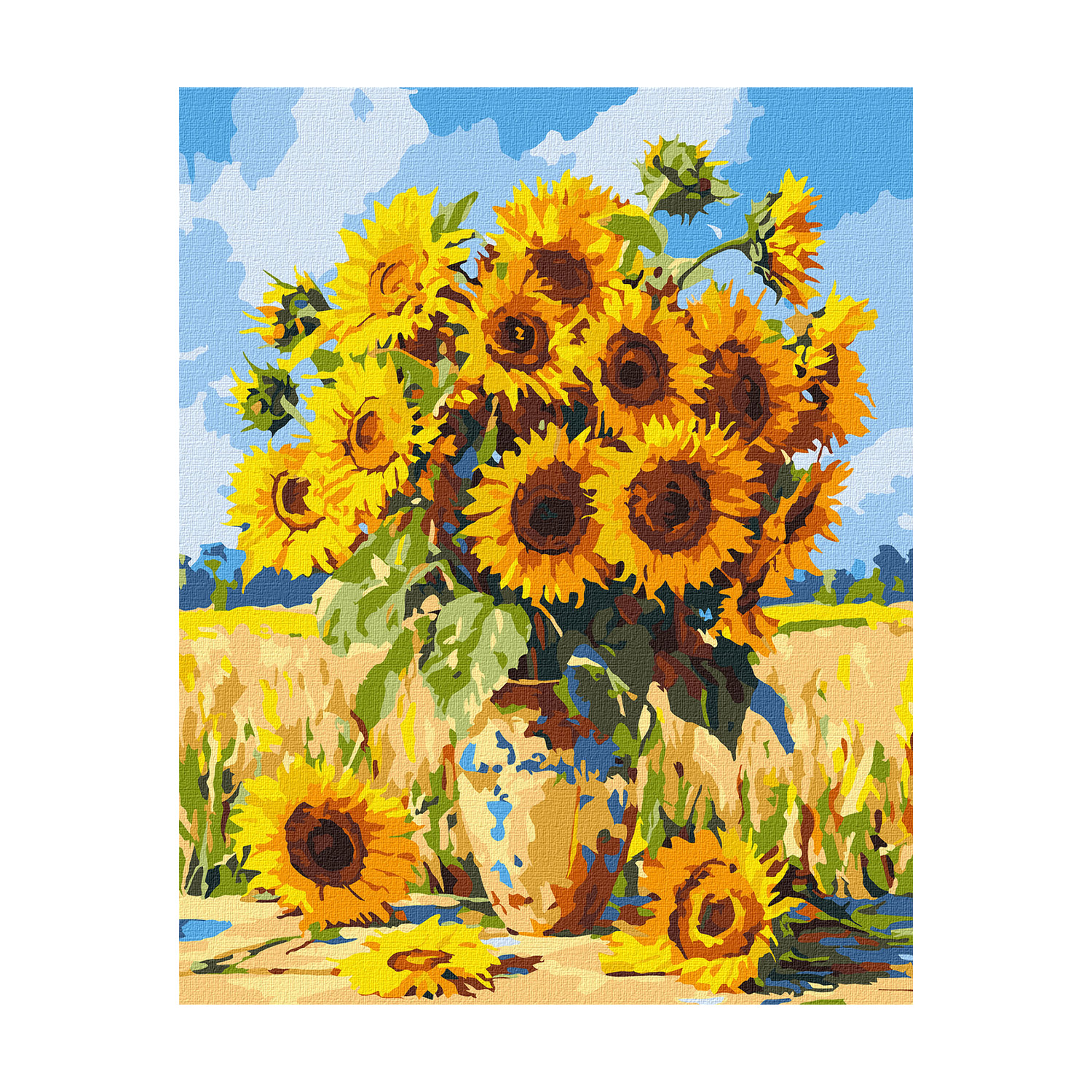 

Картина за номерами Ideyka Яскраві соняхи, 40*50 см (KHO3300)
