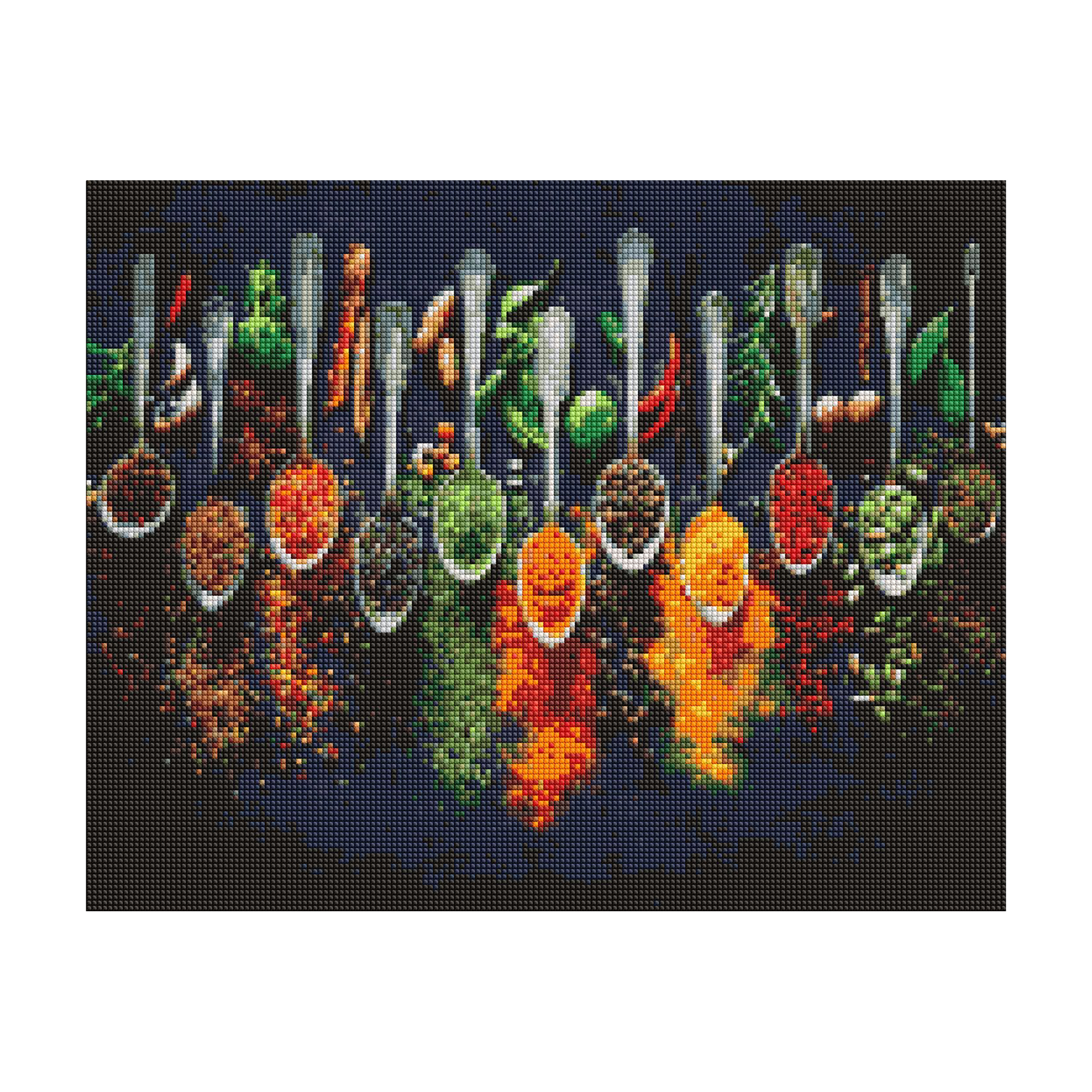 

Алмазна мозаїка Ideyka Прянощі світу, 40*50 см (AMO7936)