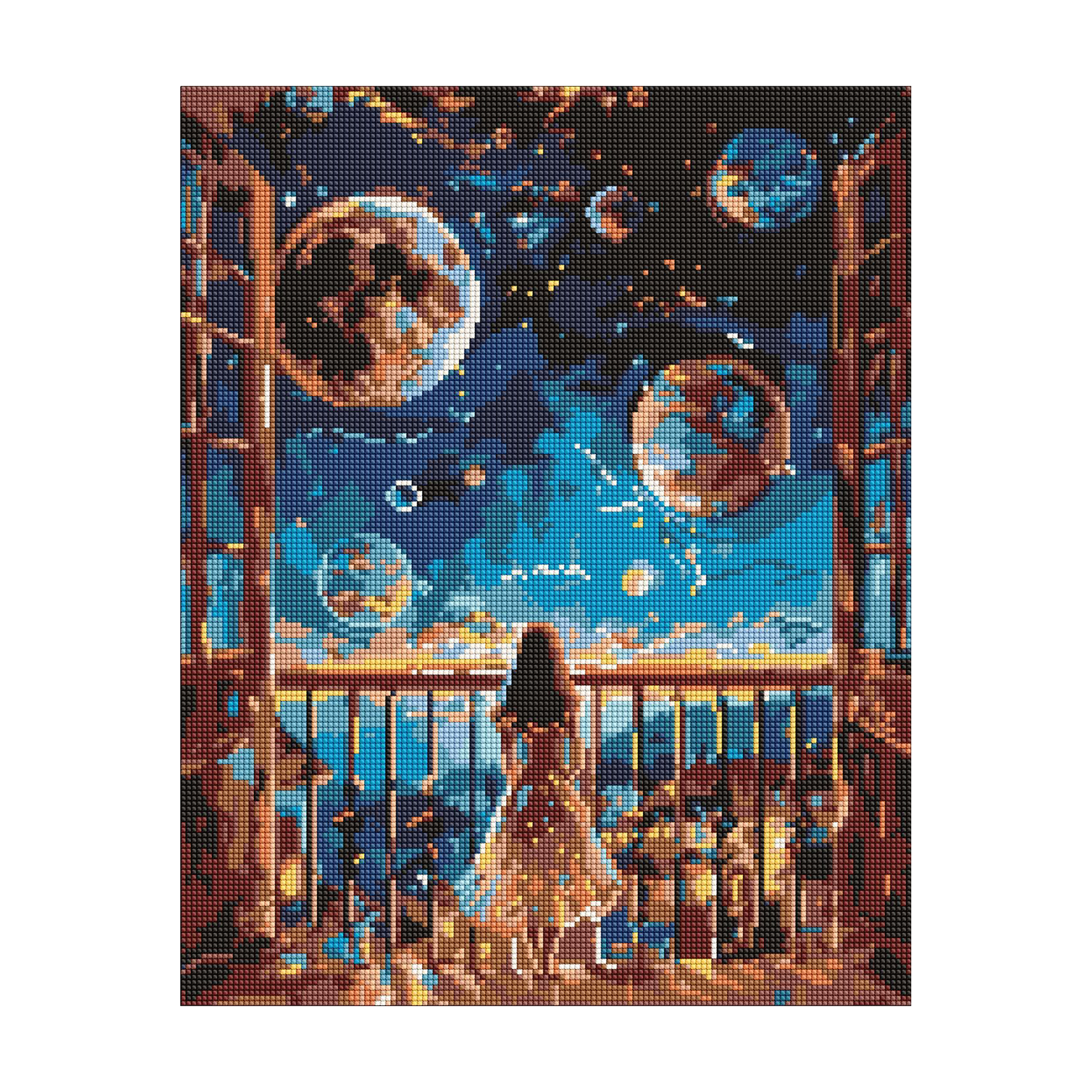 

Алмазна мозаїка Ideyka Мрійлива ніч, 40*50 см (AMO8077)