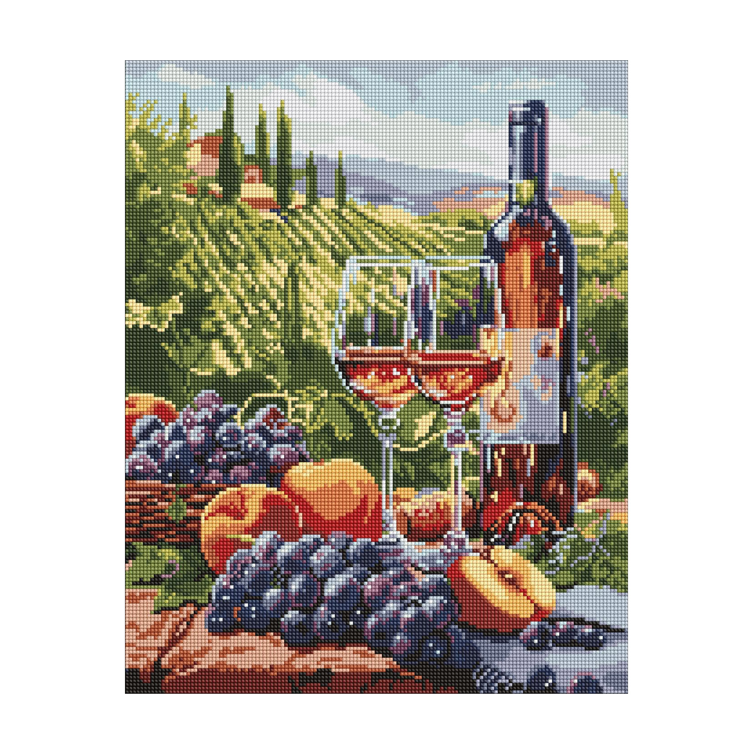 

Алмазна мозаїка Ideyka Фруктове вино, 40*50 см (AMO8092)