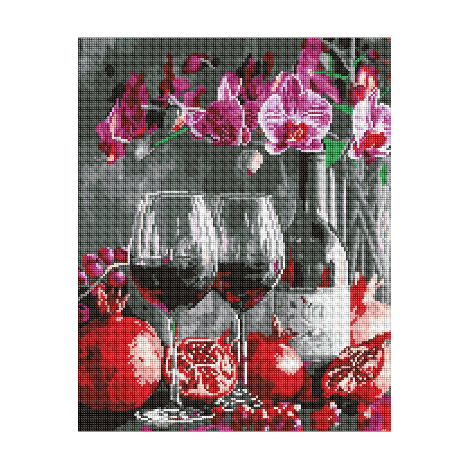 

Алмазна мозаїка Ideyka Цвітіння орхідей, 40*50 см (AMO8094)