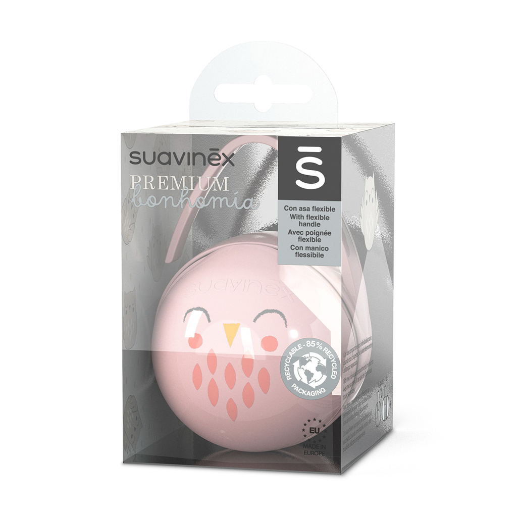 

Футляр для пустушки Suavinex Bonhomia рожевий (307759)