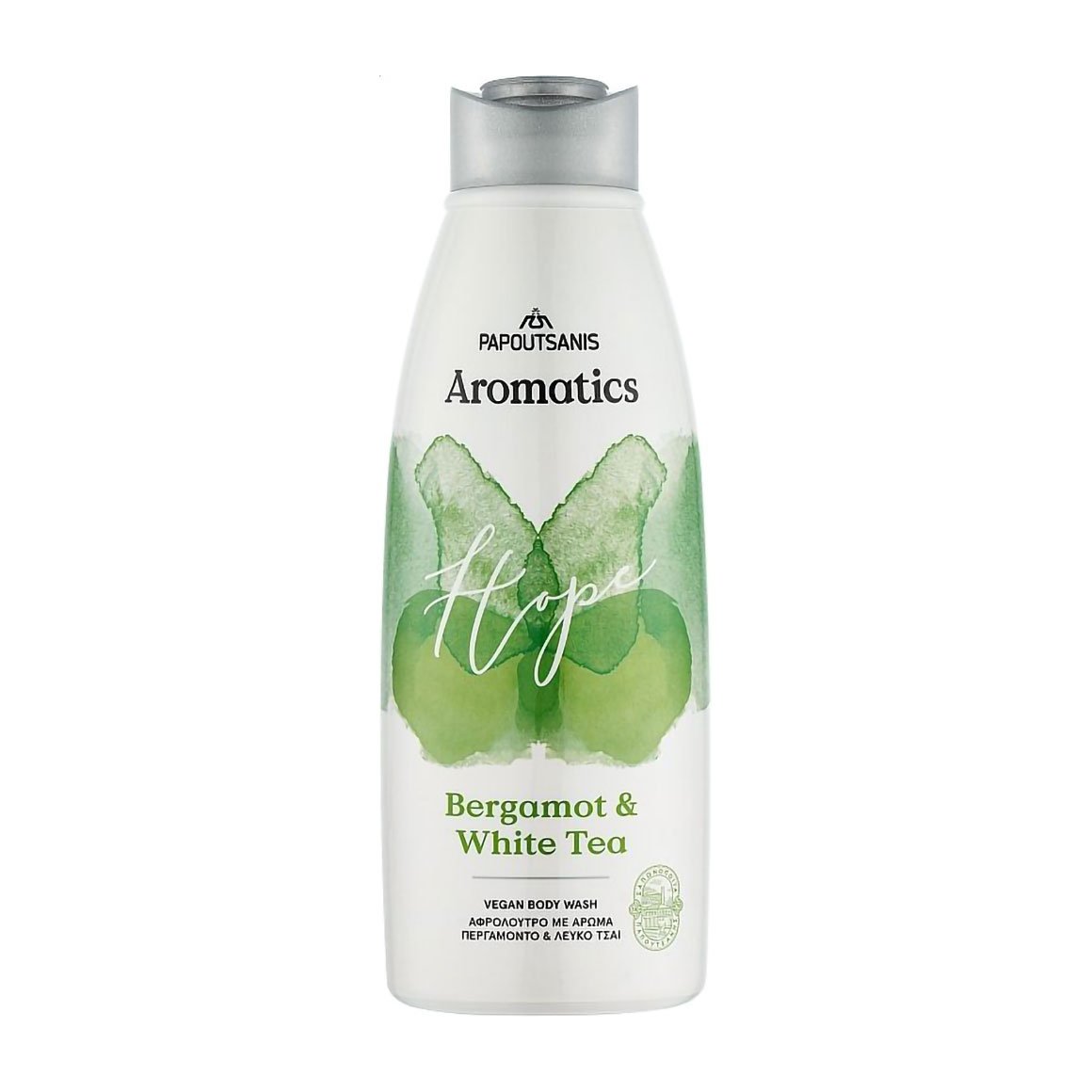

Гель для душу Papoutsanis Aromatics Vegan Shower Gel Hope Бергамот та білий чай, 600 мл