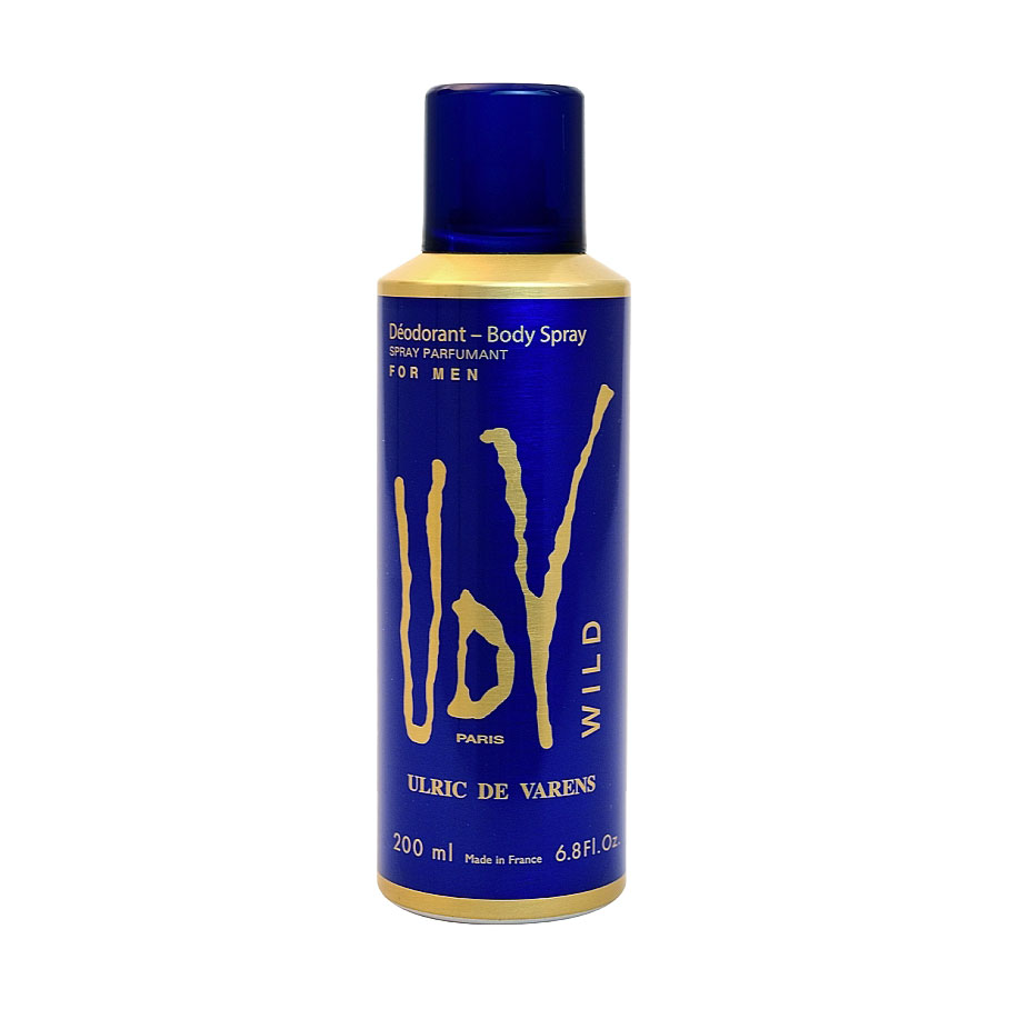 

Парфумований дезодорант-спрей Ulric de Varens UDV Wild чоловічий, 200 мл