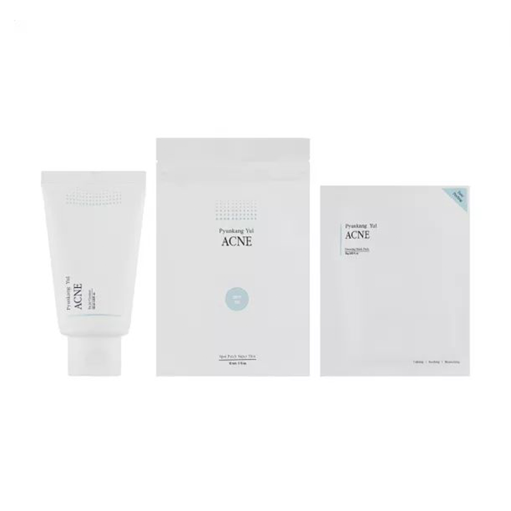 

Набір для обличчя Pyunkang Yul Acne Kit (пінка для вмивання, 120 мл + тканинна маска, 18 г + патчі, 15 шт)