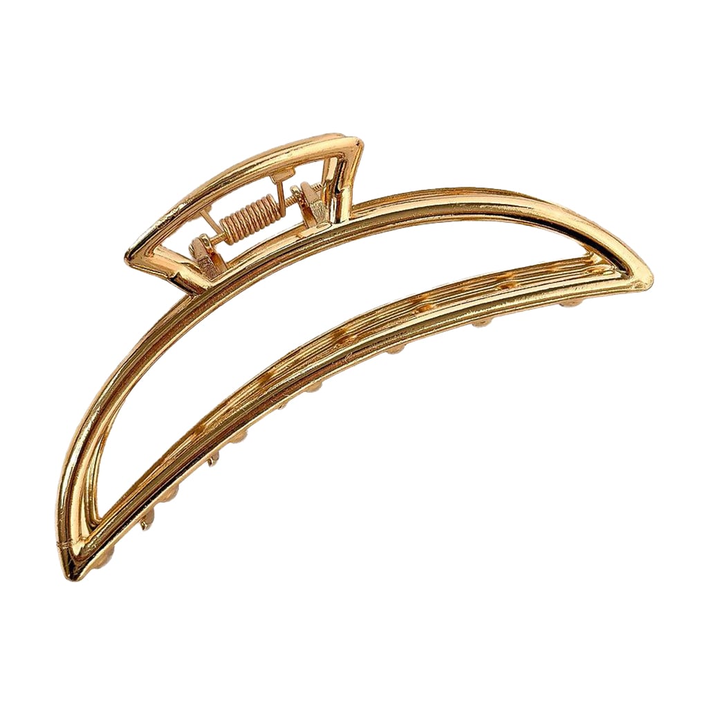 

Заколка для волосся Miso Краб, металева, прямокутна, золотого кольору, 11 см, 1 шт (N014/4)