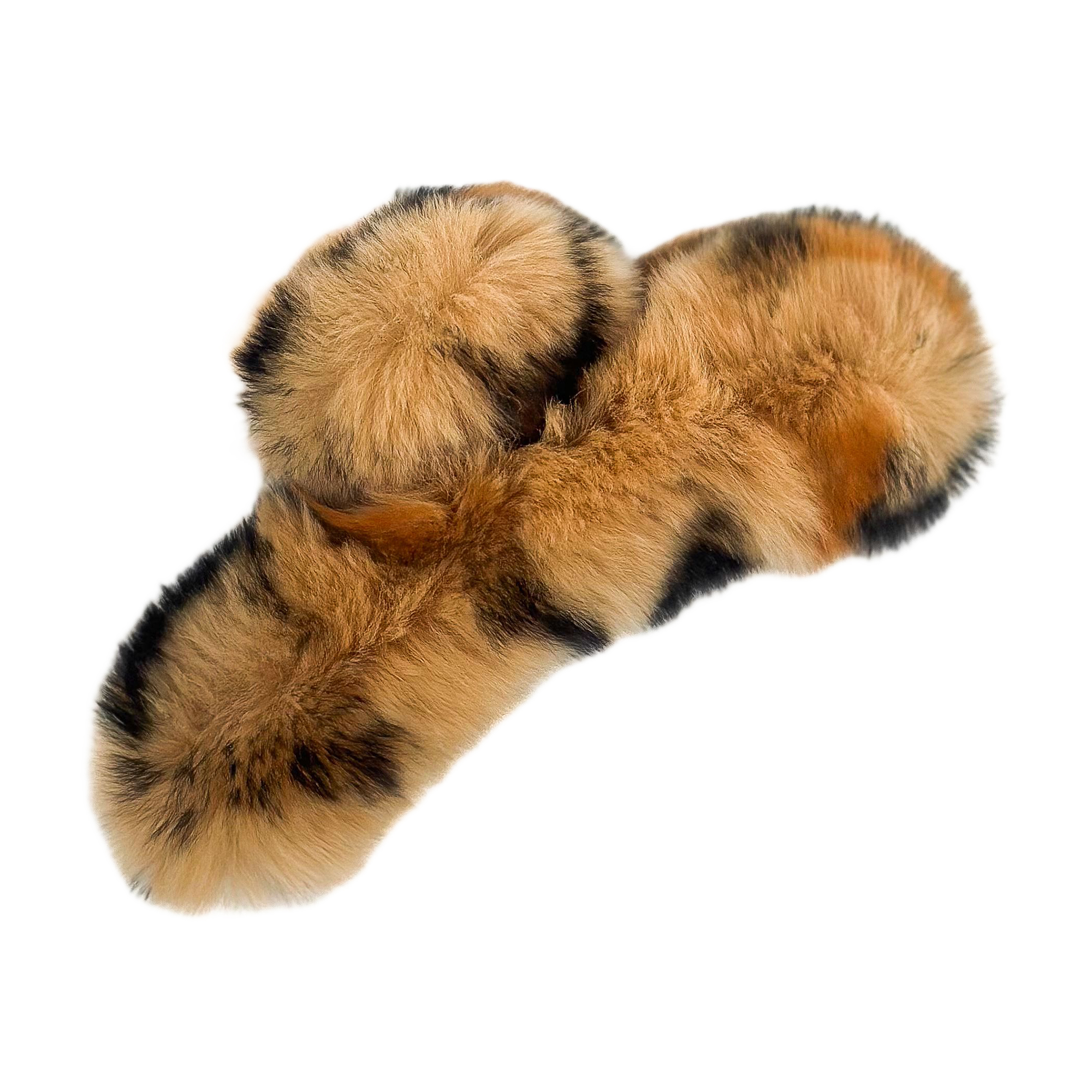 

Заколка для волосся Miso Краб, штучне хутро, рудий, 11 см, 1 шт (N049/2)